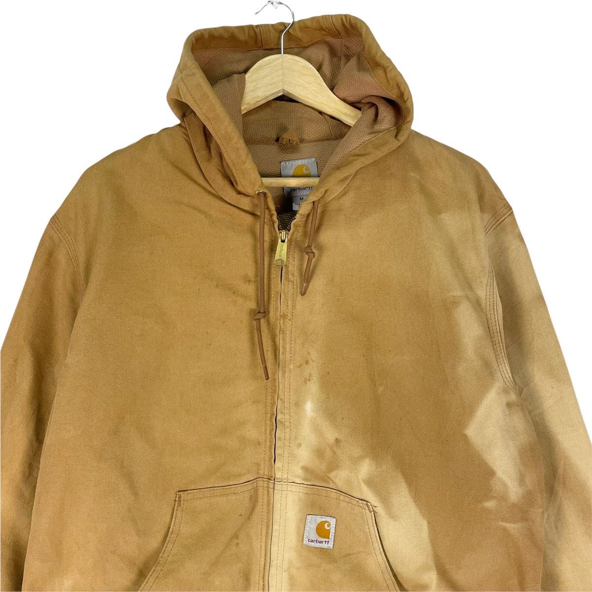 Carhartt 🔥CARHARTT Bleach Hoodie Canvas Zipper Jacket Size US M / EU 48-50 / 2 - 4 Thumbnail