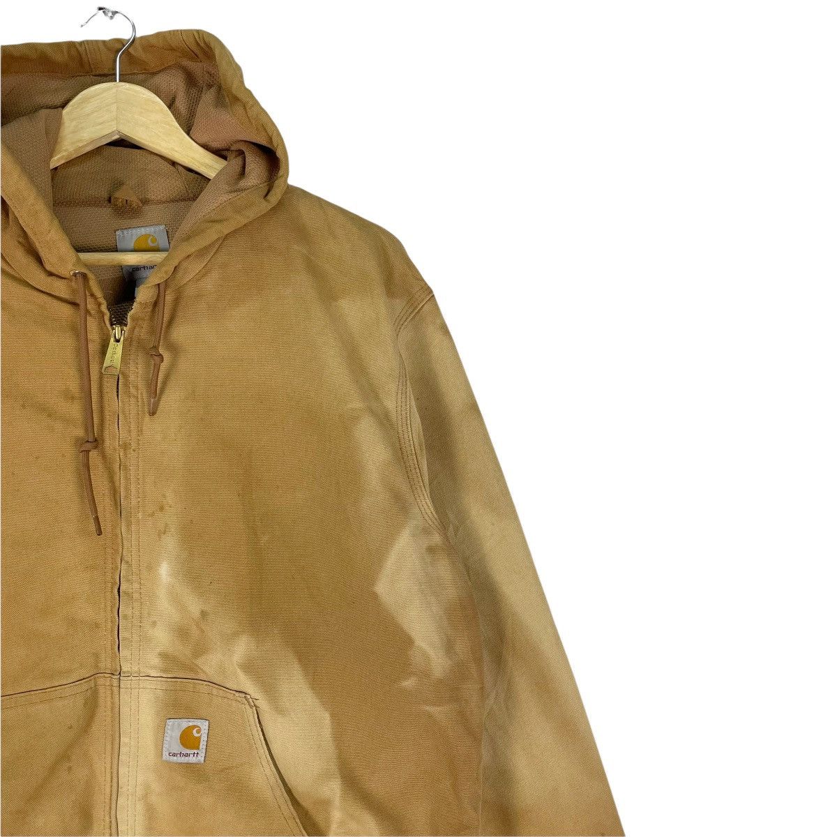 Carhartt 🔥CARHARTT Bleach Hoodie Canvas Zipper Jacket Size US M / EU 48-50 / 2 - 6 Thumbnail