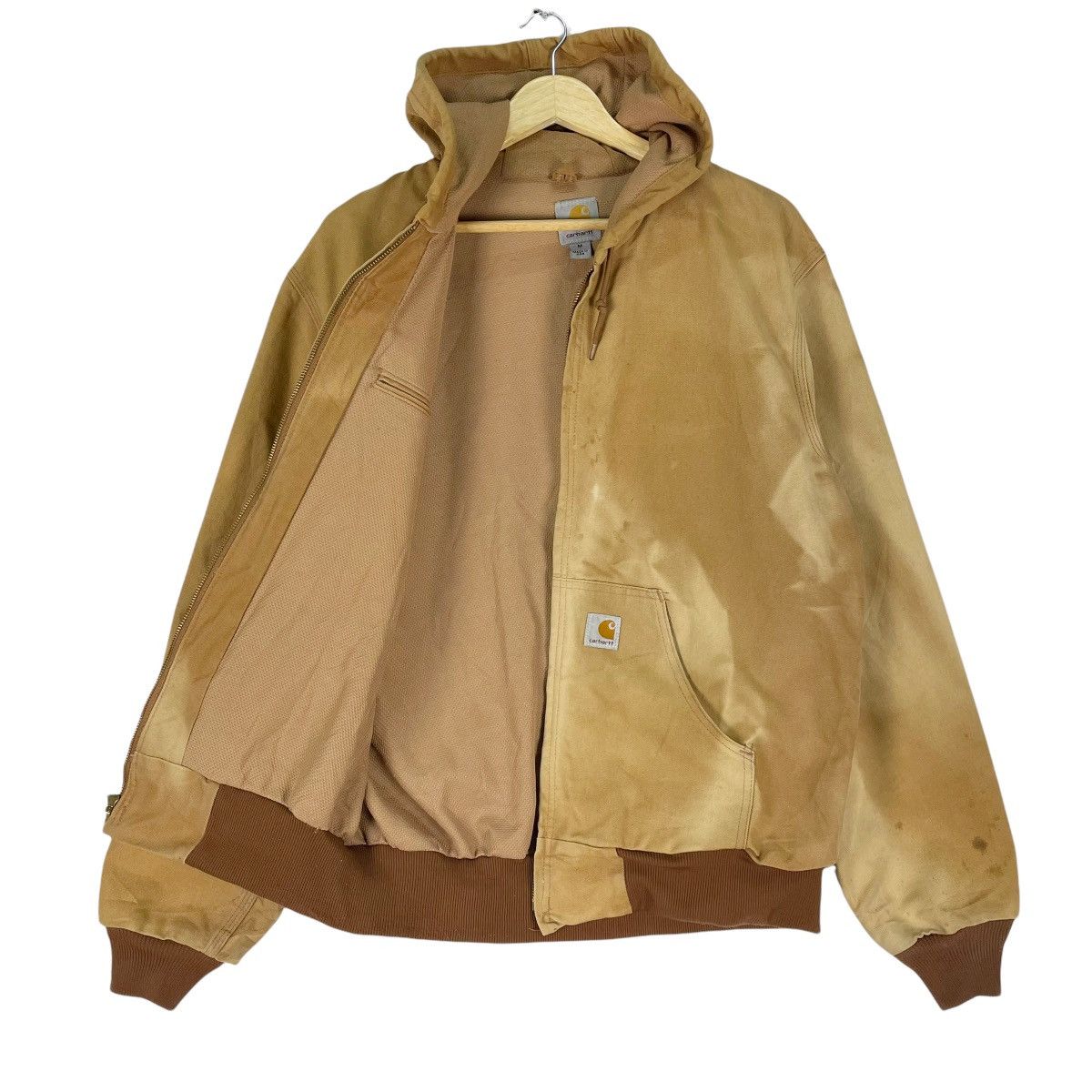 Carhartt 🔥CARHARTT Bleach Hoodie Canvas Zipper Jacket Size US M / EU 48-50 / 2 - 3 Thumbnail