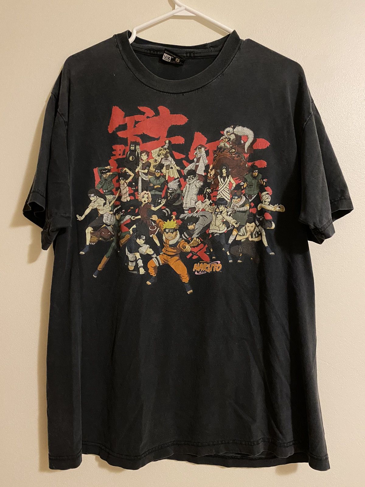 Vintage Vintage 2002 Naruto All Characters Anime T-Shirt Size XL | Grailed