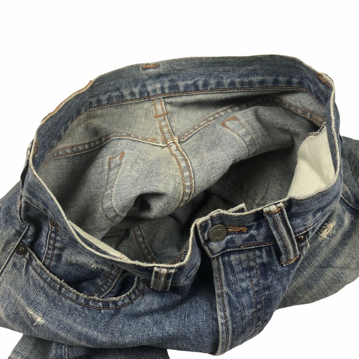 Eternal Eternal Japan Distressed Denim Paint Splatter Size US 32 / EU 48 - 10 Thumbnail