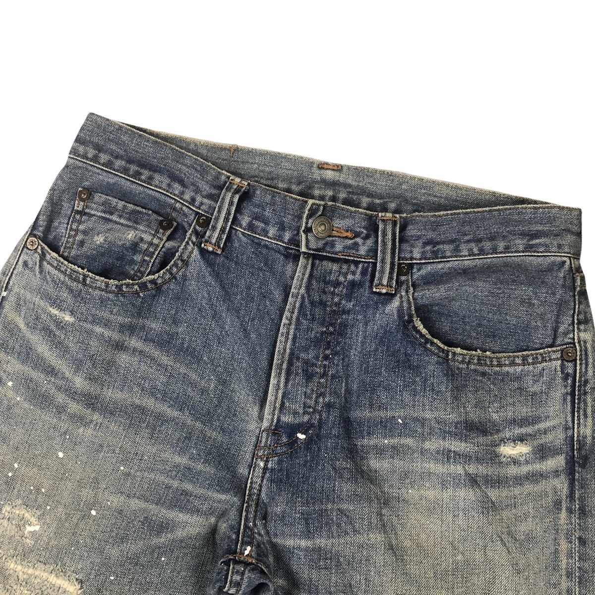 Eternal Eternal Japan Distressed Denim Paint Splatter Size US 32 / EU 48 - 7 Thumbnail