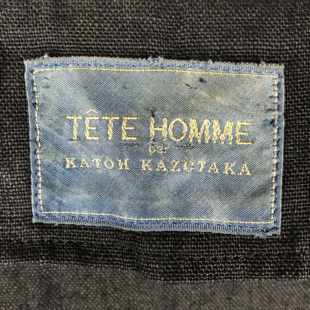 Tete Homme Vintage Tete Homme Linen Jacket Size US L / EU 52-54 / 3 - 11 Thumbnail