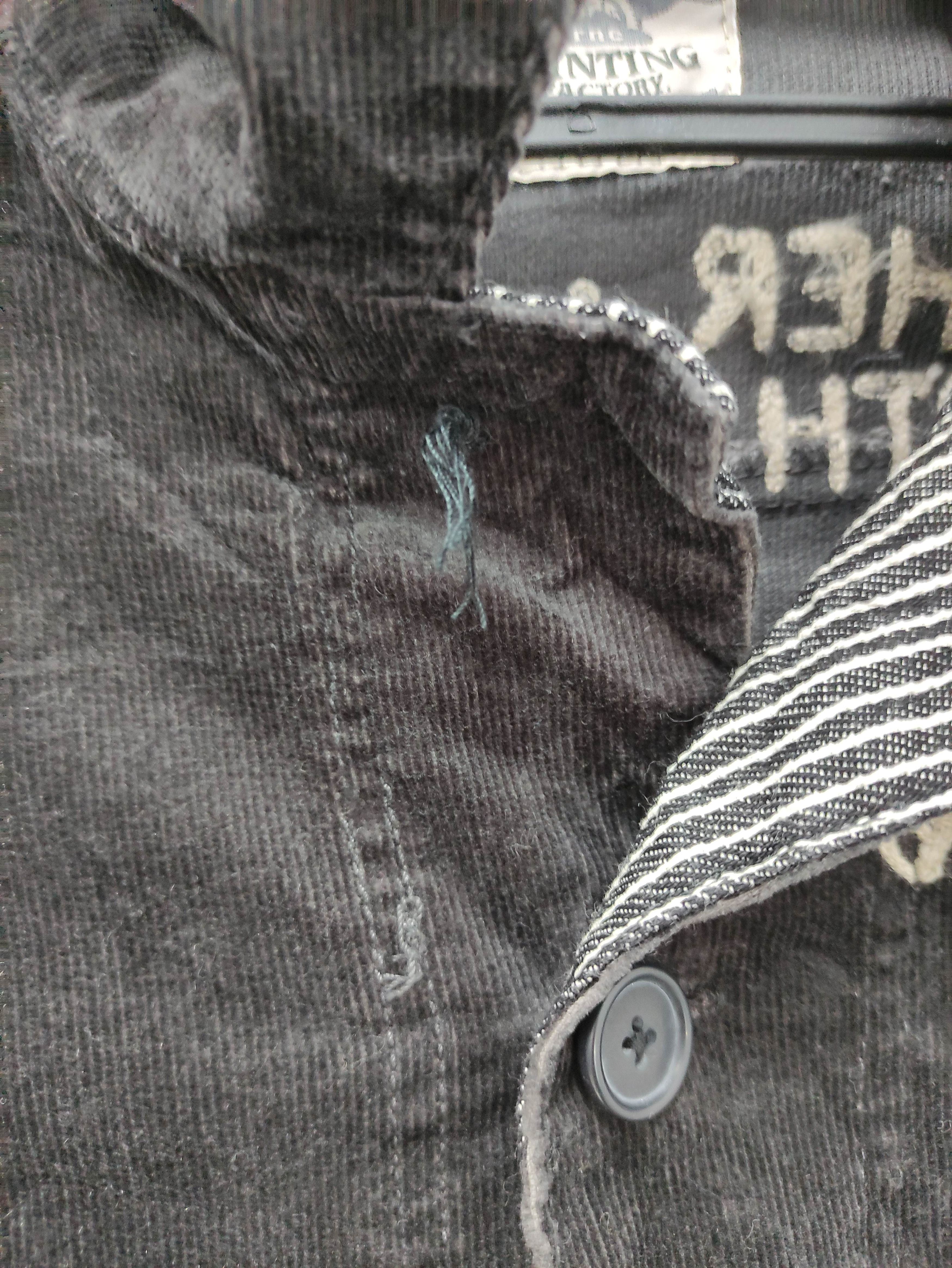 Japanese Brand 🔥 ROUGH 'GIVE AWAY' EMBROIDERED CURDOROY JACKET Size US S / EU 44-46 / 1 - 6 Thumbnail