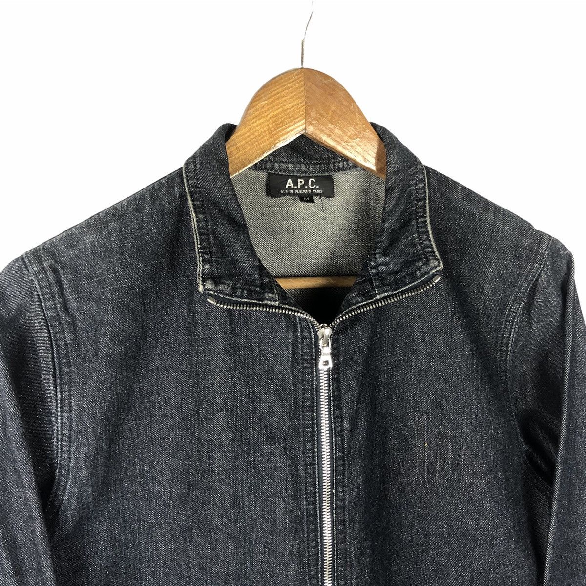 A.P.C. Vintage APC Zipper Denim Jacket Size US M / EU 48-50 / 2 - 4 Thumbnail