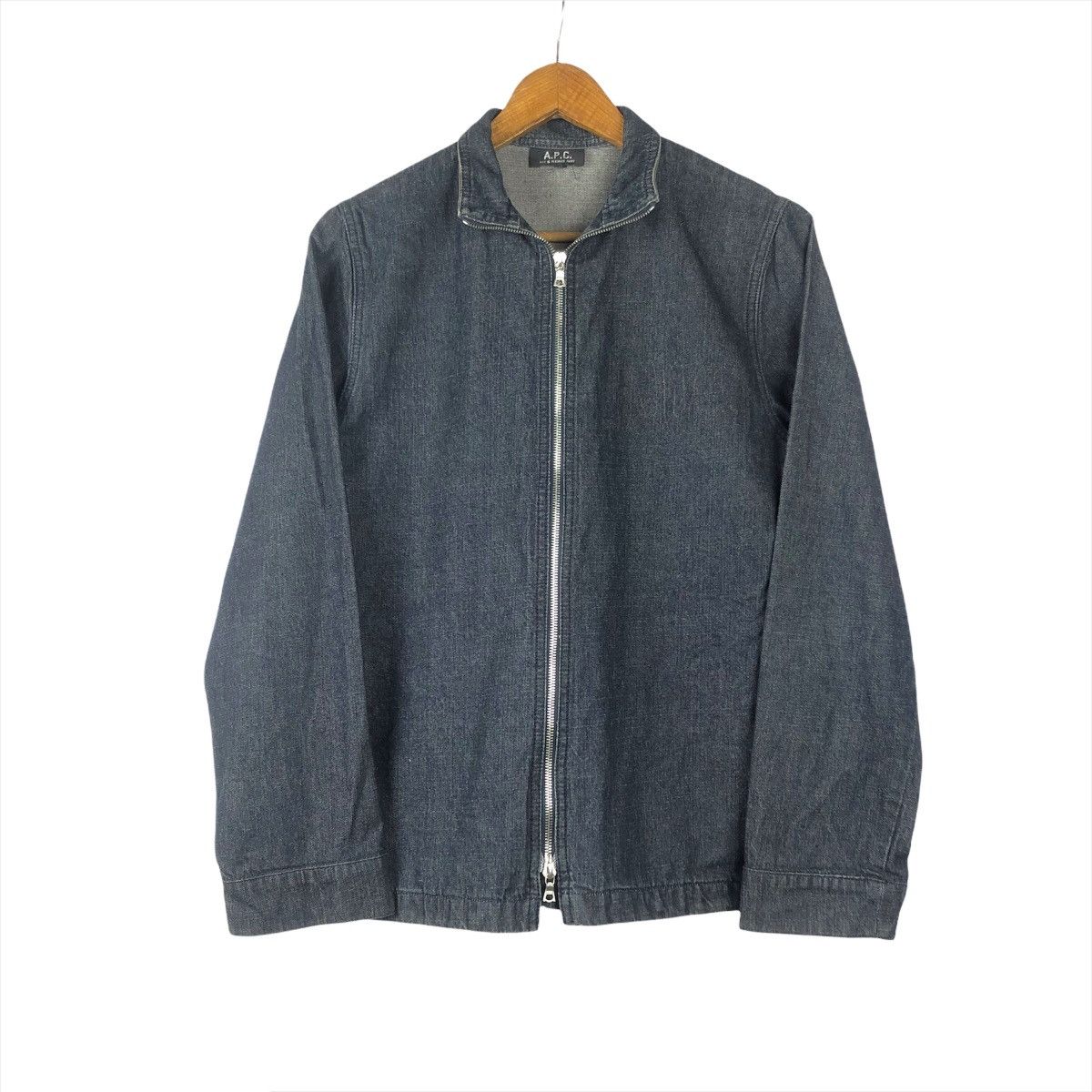 A.P.C. Vintage APC Zipper Denim Jacket Size US M / EU 48-50 / 2 - 1 Thumbnail