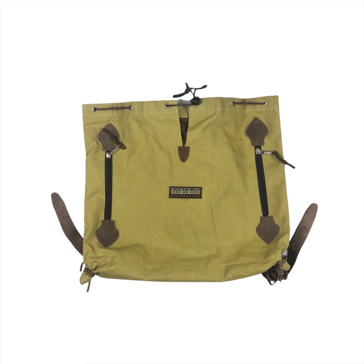 Napapijri Vintage Napapijri Classic Canvas Drawstring Bag Size ONE SIZE - 11 Thumbnail