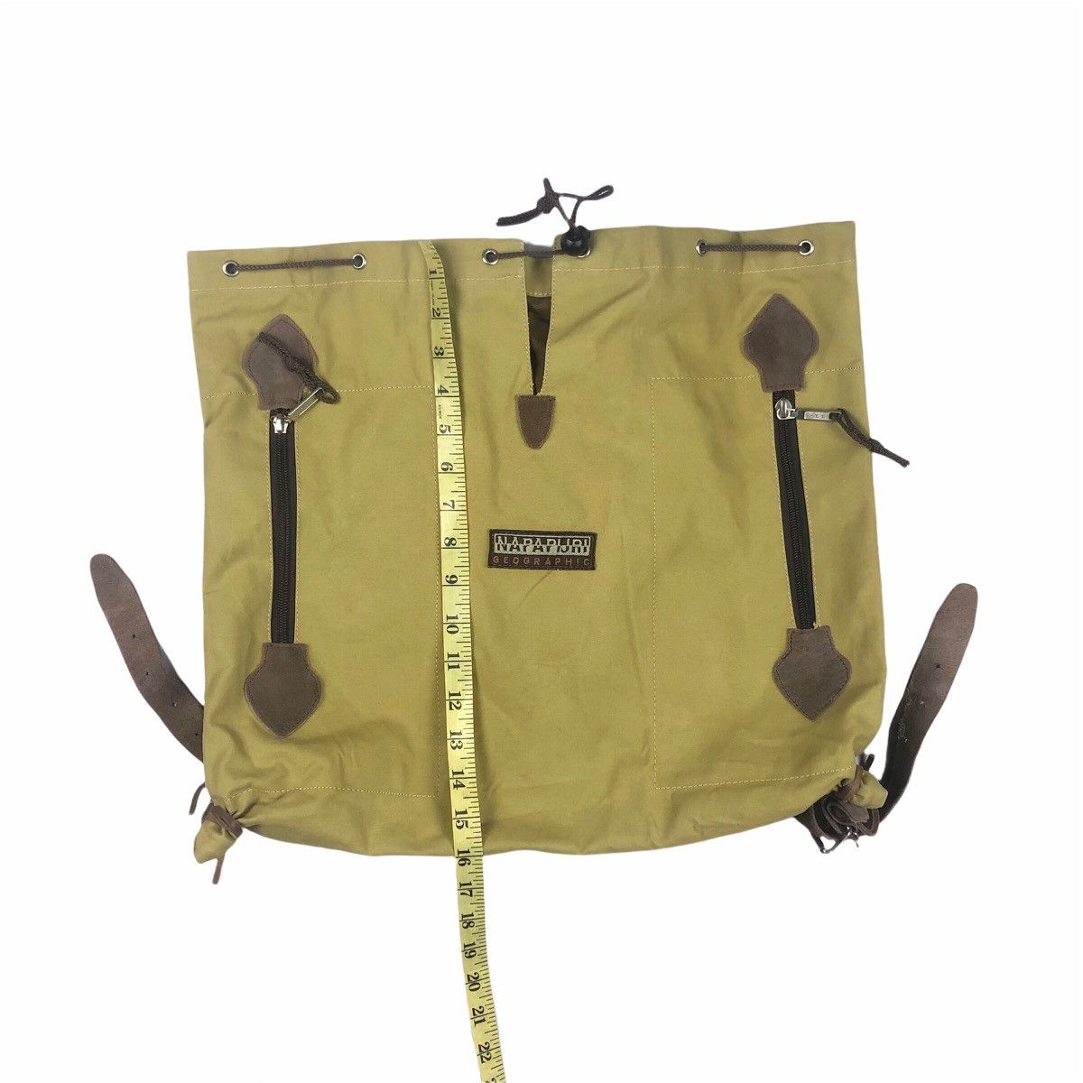 Napapijri Vintage Napapijri Classic Canvas Drawstring Bag Size ONE SIZE - 13 Thumbnail