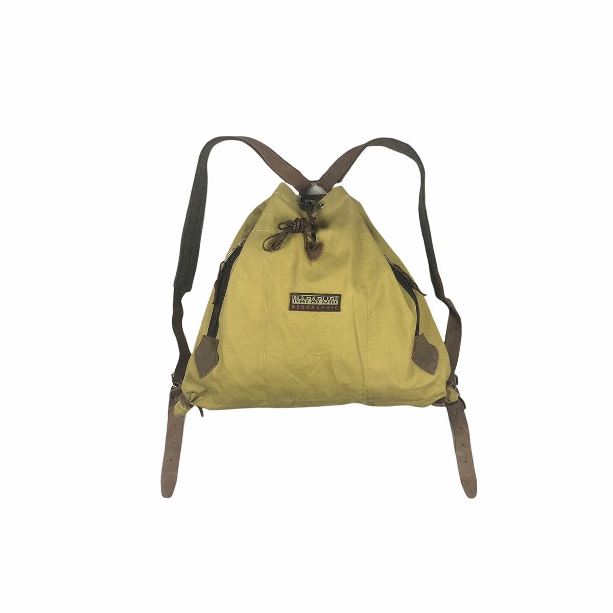 Napapijri Vintage Napapijri Classic Canvas Drawstring Bag Size ONE SIZE - 1 Thumbnail