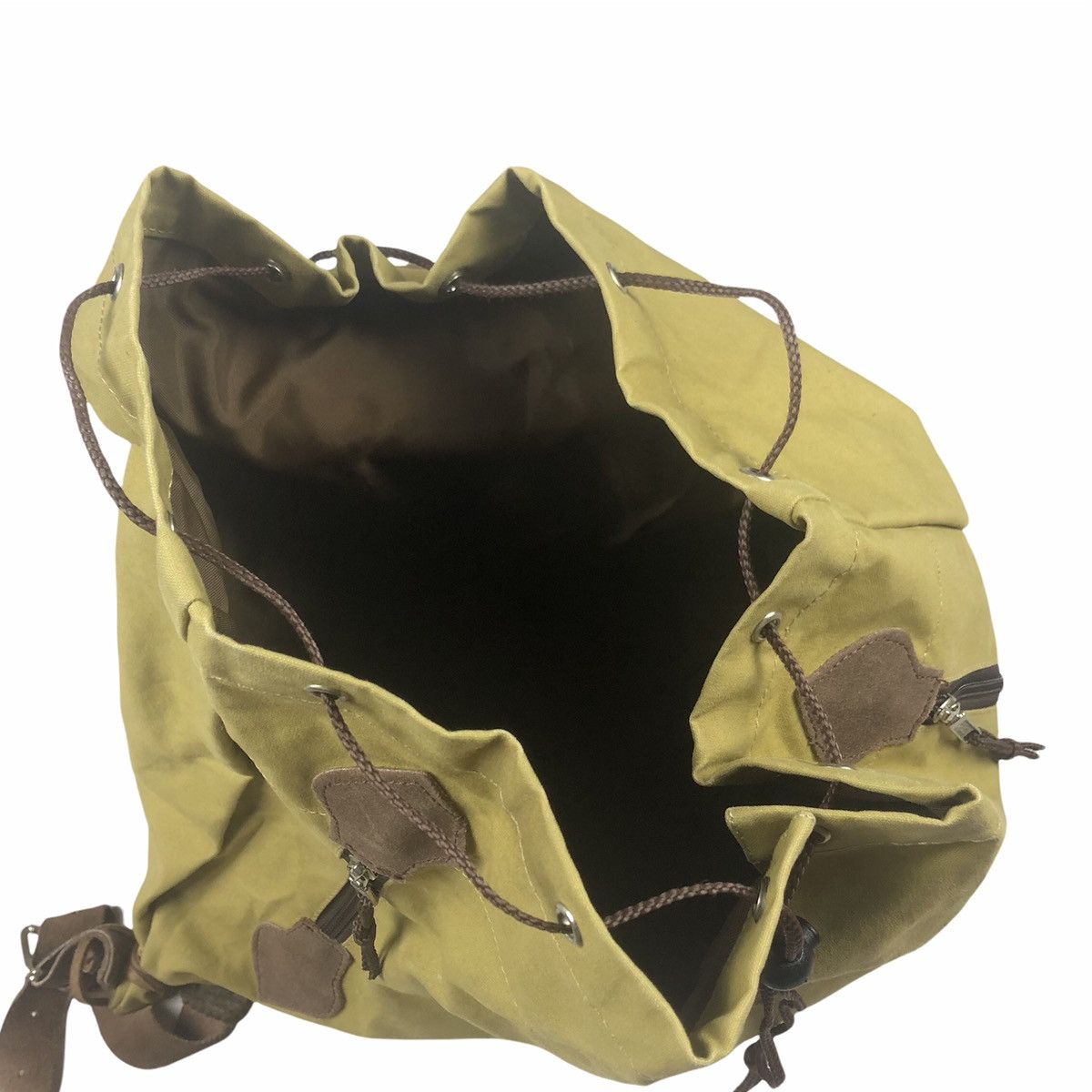 Napapijri Vintage Napapijri Classic Canvas Drawstring Bag Size ONE SIZE - 10 Thumbnail