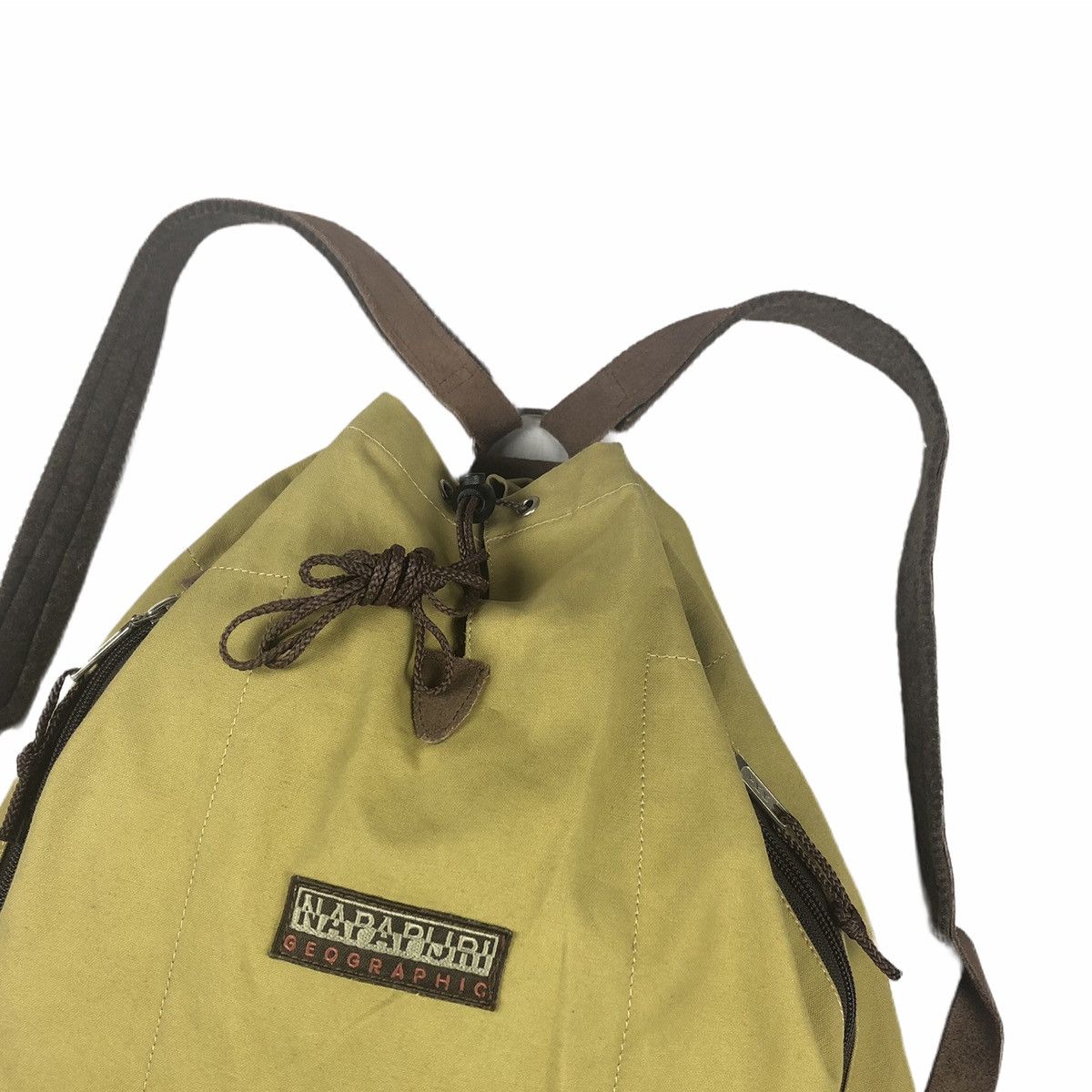 Napapijri Vintage Napapijri Classic Canvas Drawstring Bag Size ONE SIZE - 3 Thumbnail