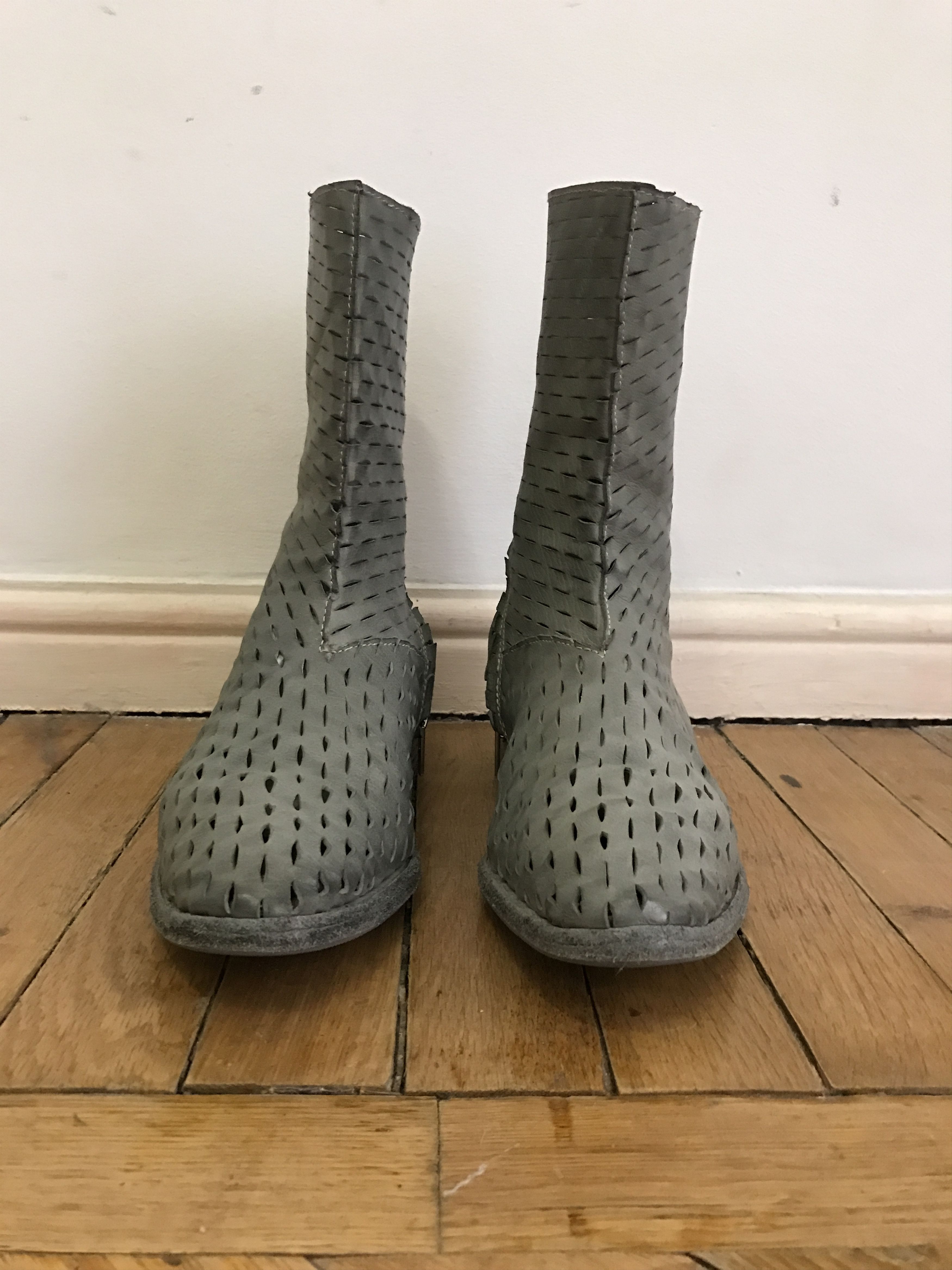 Carol Christian Poell Laser cut boots | Grailed