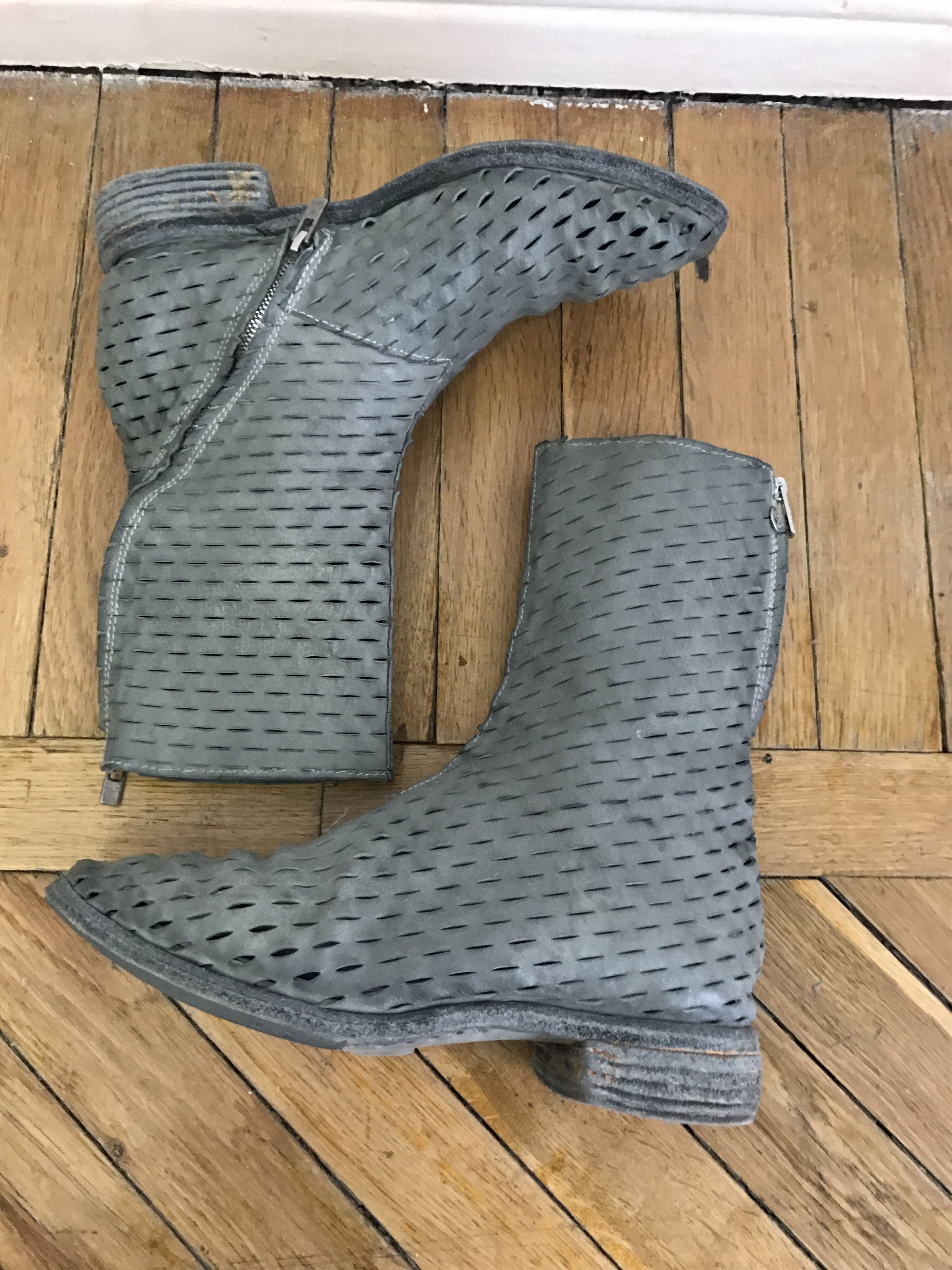 Carol Christian Poell Laser cut boots | Grailed