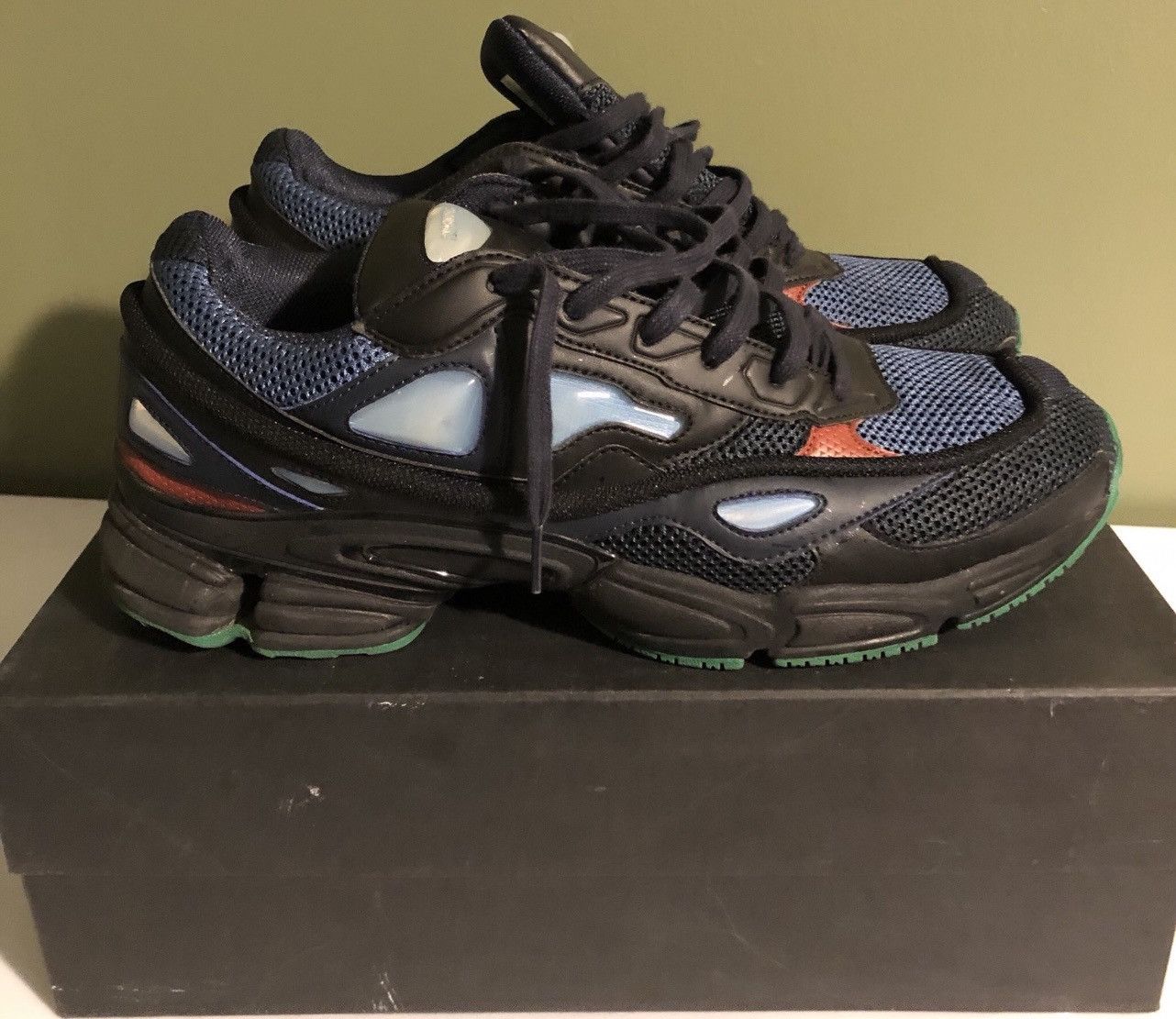 raf simons ozweego 2 night marine