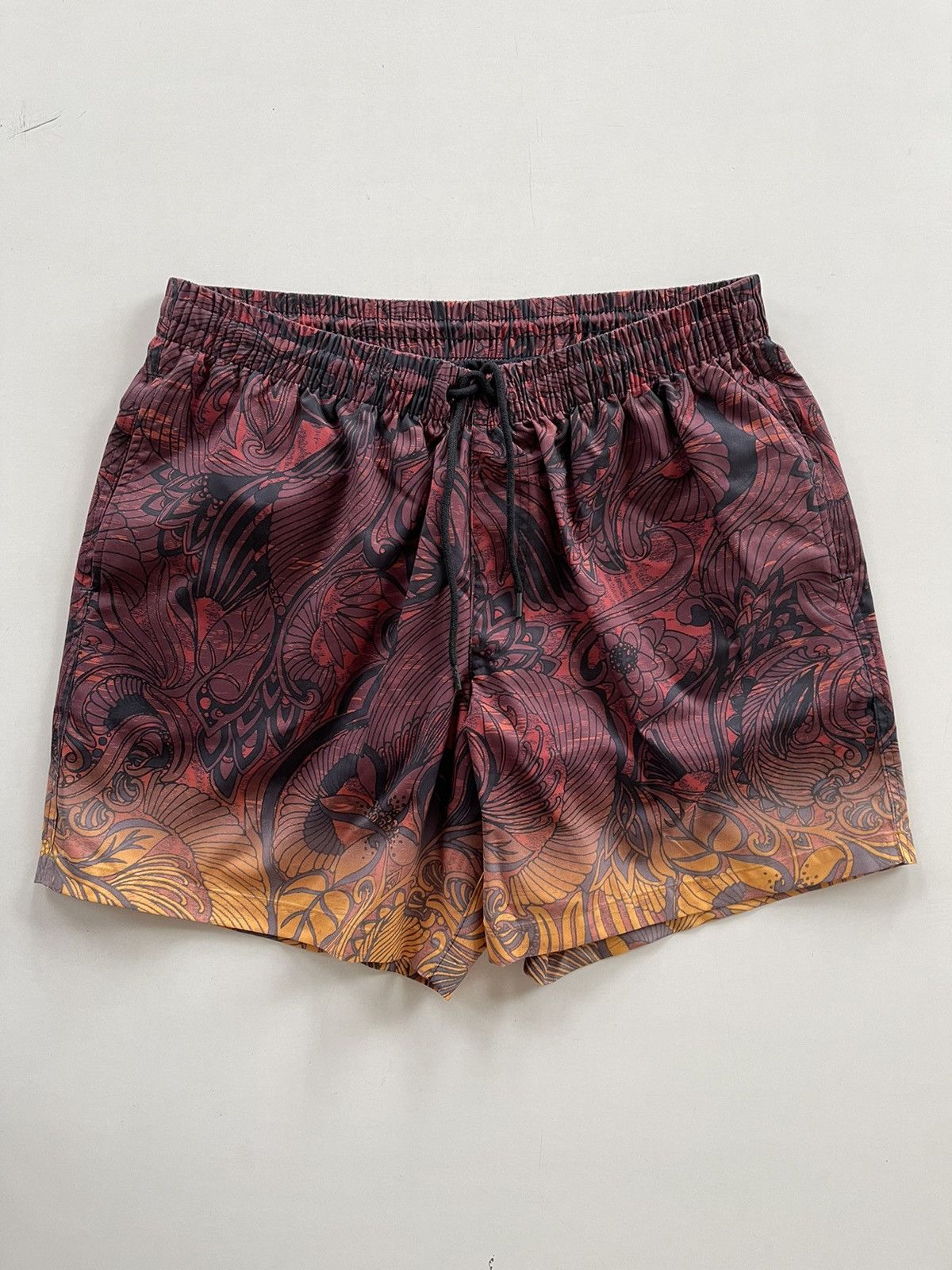 Dries Van Noten Dries Van Noten Multicolor Phibbs Floral Print Swim Shorts Size US 34 / EU 50 - 2 Thumbnail