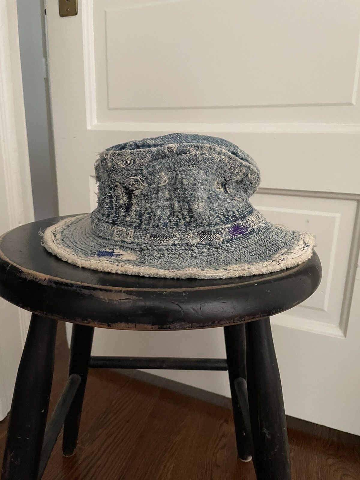 Kapital × Kapital Kountry The Old Man and the Sea Hat 11.5oz Indigo Denim Crash Remake Size ONE SIZE - 1 Thumbnail