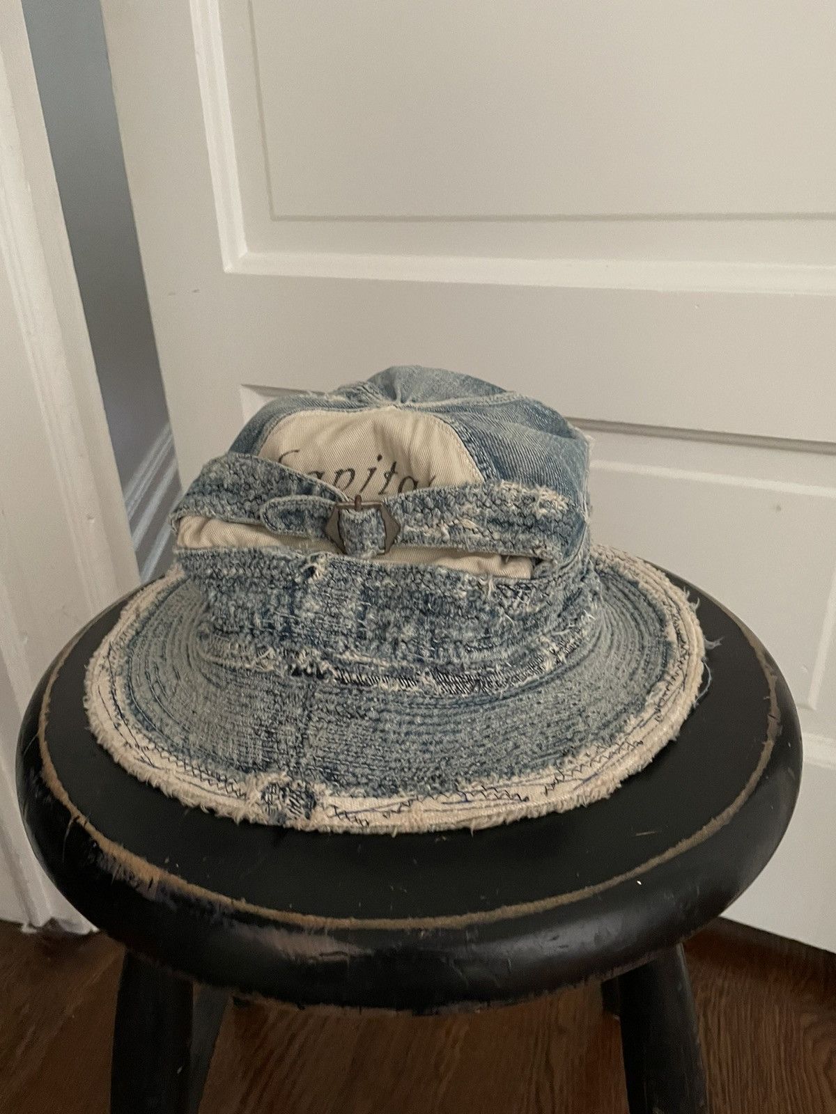 Kapital × Kapital Kountry The Old Man and the Sea Hat 11.5oz Indigo Denim Crash Remake Size ONE SIZE - 2 Thumbnail