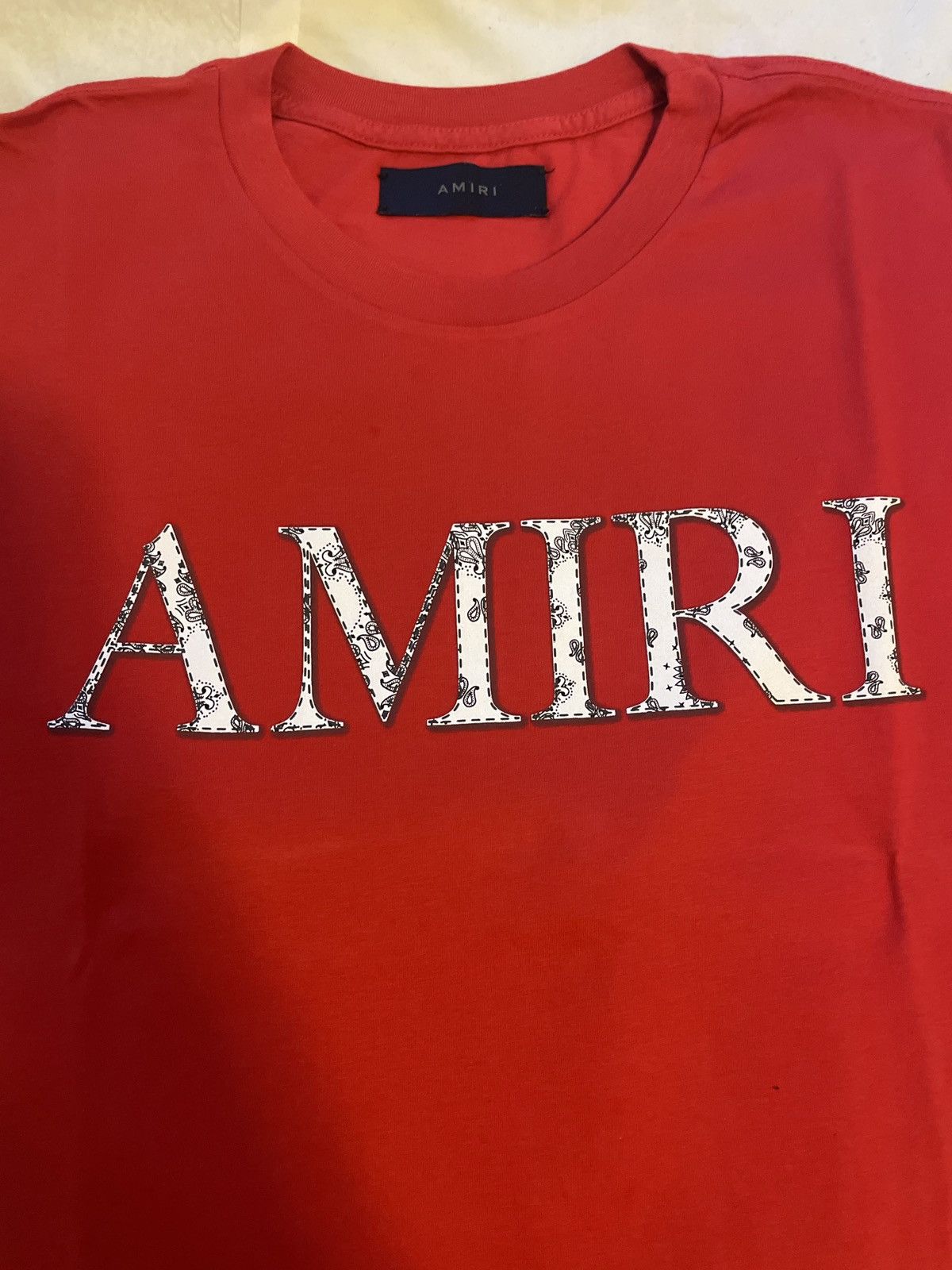 Amiri Amiri Bandana Core Tee Size US L / EU 52-54 / 3 - 6 Thumbnail