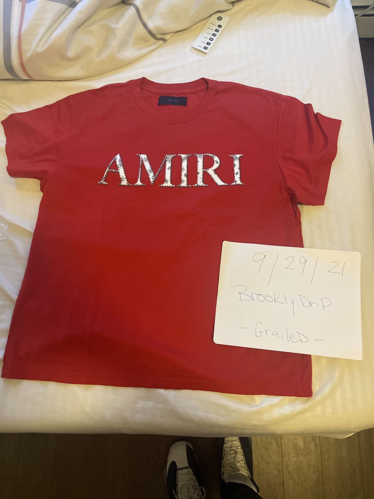 Amiri Amiri Bandana Core Tee Size US L / EU 52-54 / 3 - 8 Thumbnail