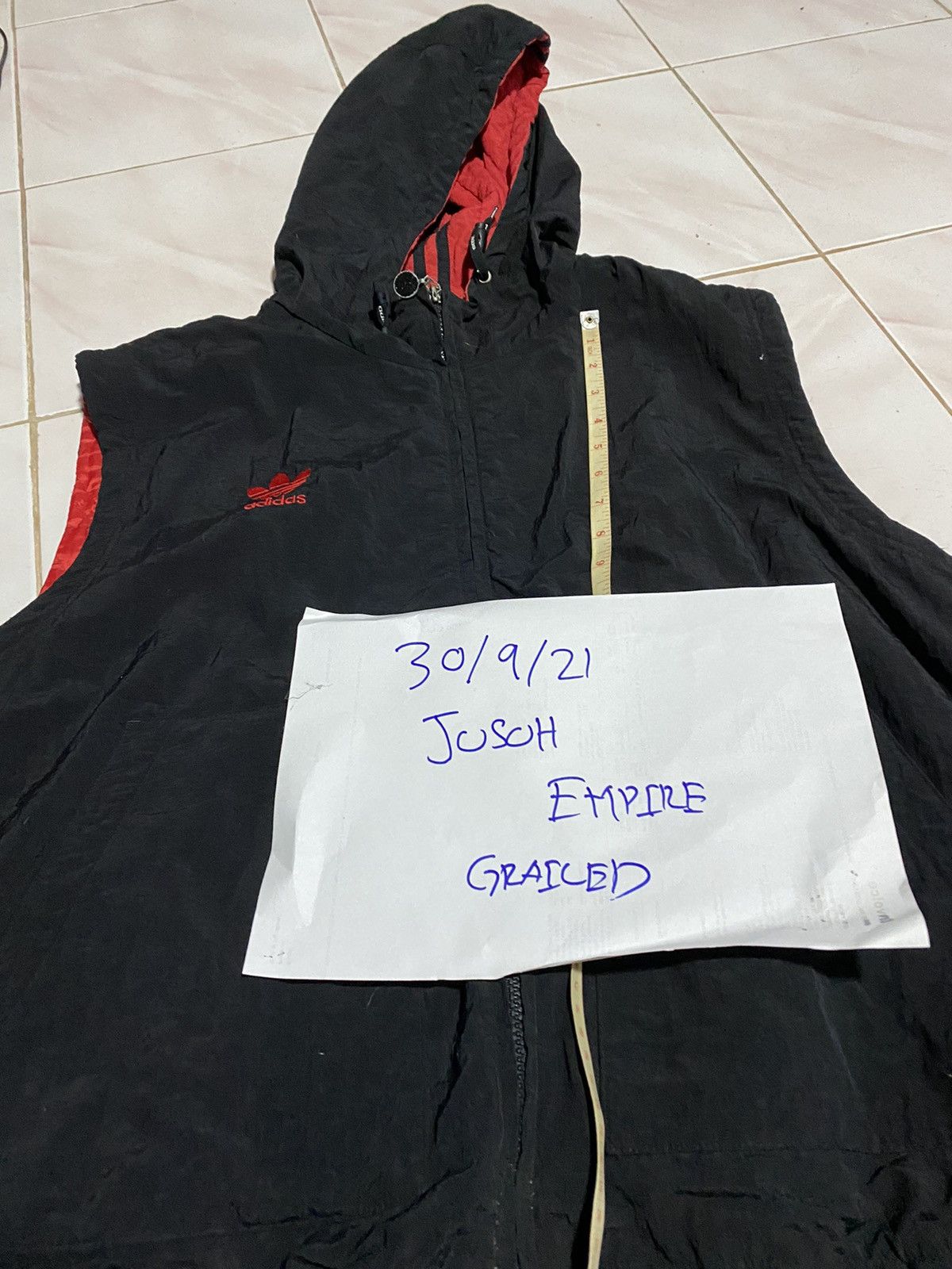 Adidas 🔥DHL SHIPPING🔥ADIDAS TREFOIL BIG LOGOS VEST STREET FASHION Size US L / EU 52-54 / 3 - 8 Thumbnail