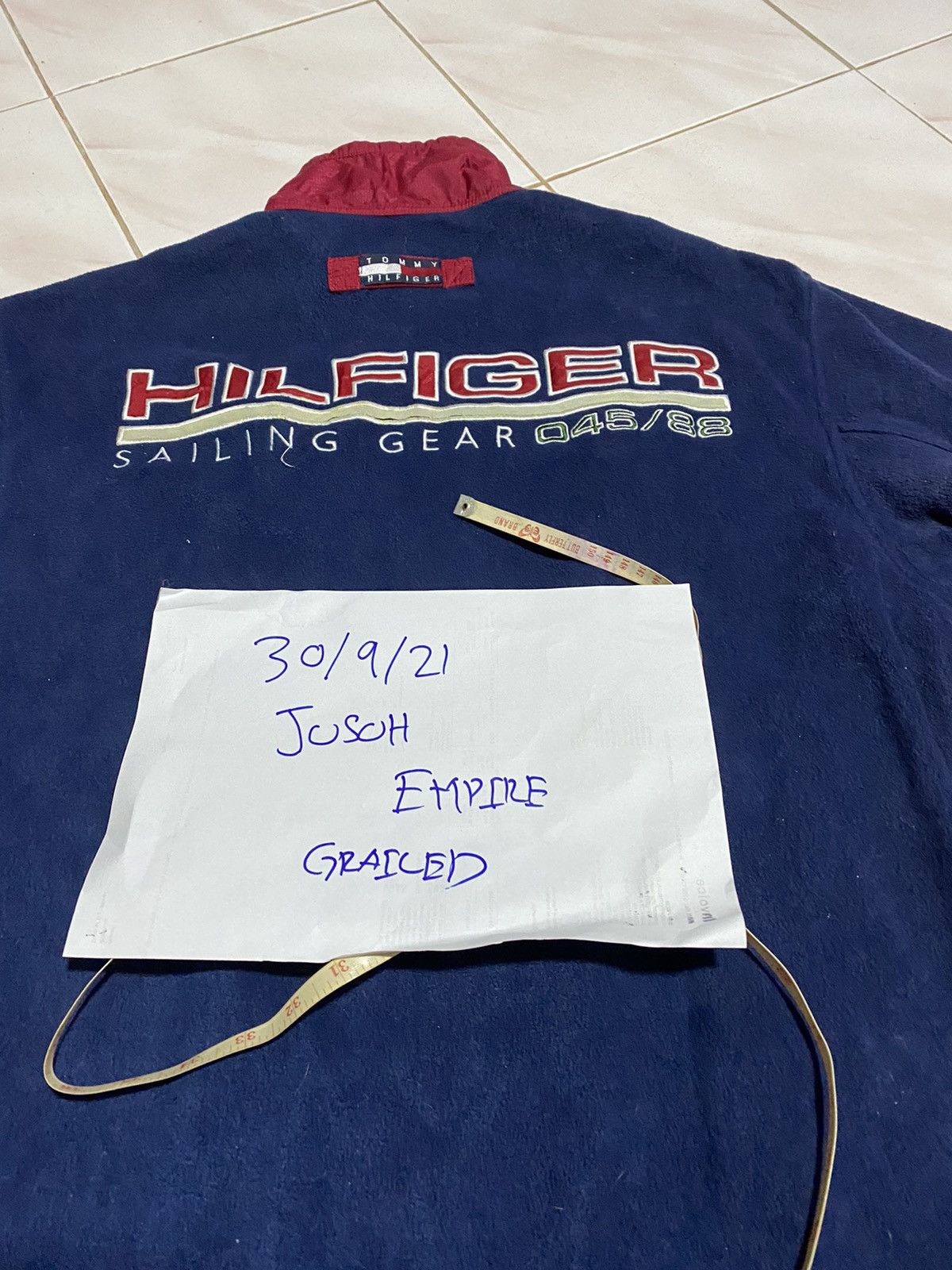 Tommy Hilfiger × Vintage VINTAGE TOMMY HILFIGER SAILING GEAR FLEECE JACKET Size US M / EU 48-50 / 2 - 10 Thumbnail