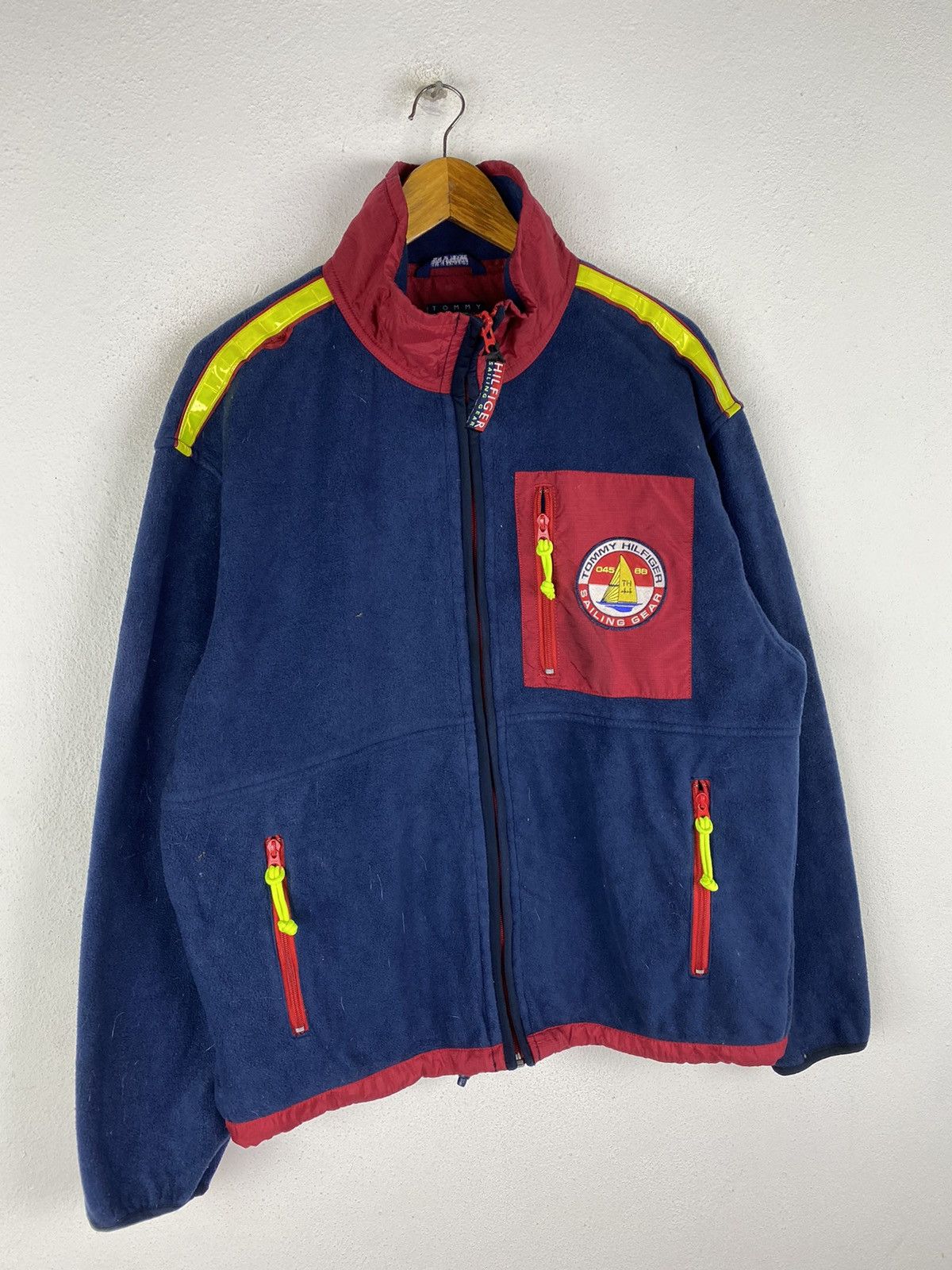 Tommy Hilfiger × Vintage VINTAGE TOMMY HILFIGER SAILING GEAR FLEECE JACKET Size US M / EU 48-50 / 2 - 6 Thumbnail