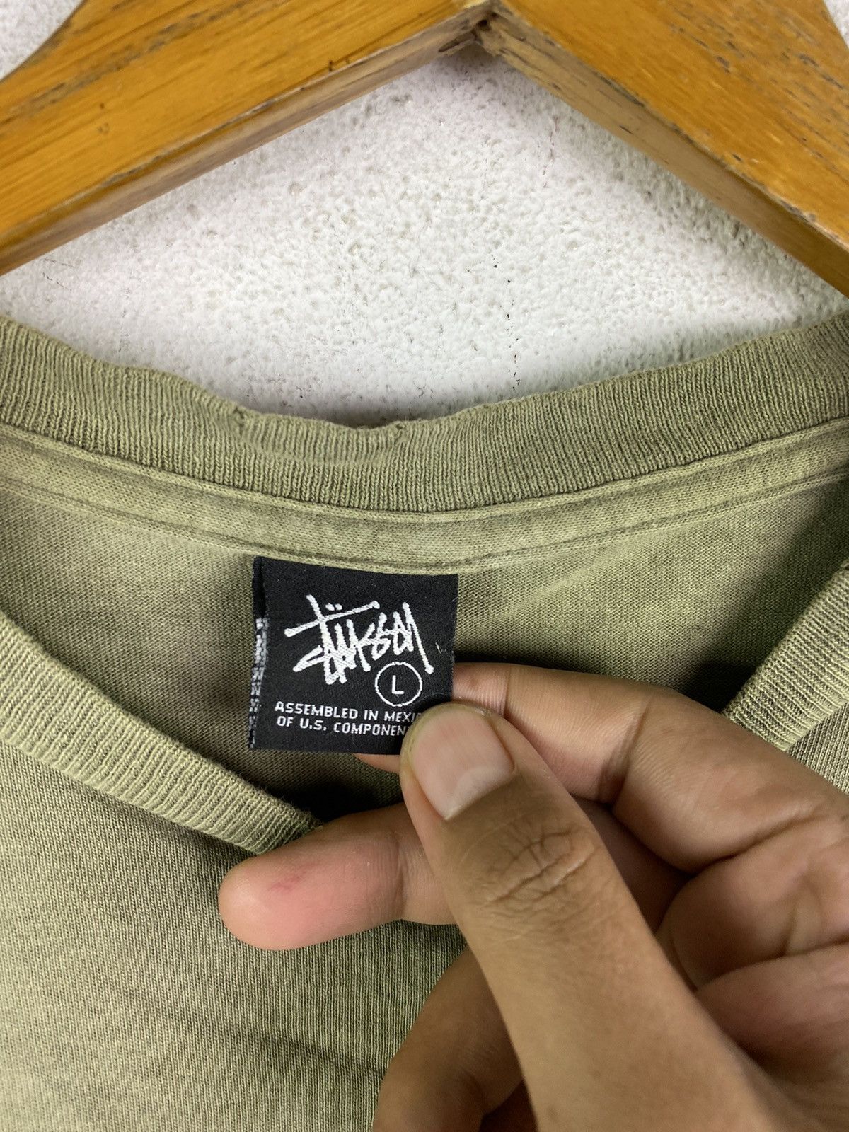 Stussy 🔥DHL SHIPPING🔥STUSSY SHIRTS BIG LOGOS STREET FASHION STYLE Size US L / EU 52-54 / 3 - 6 Thumbnail