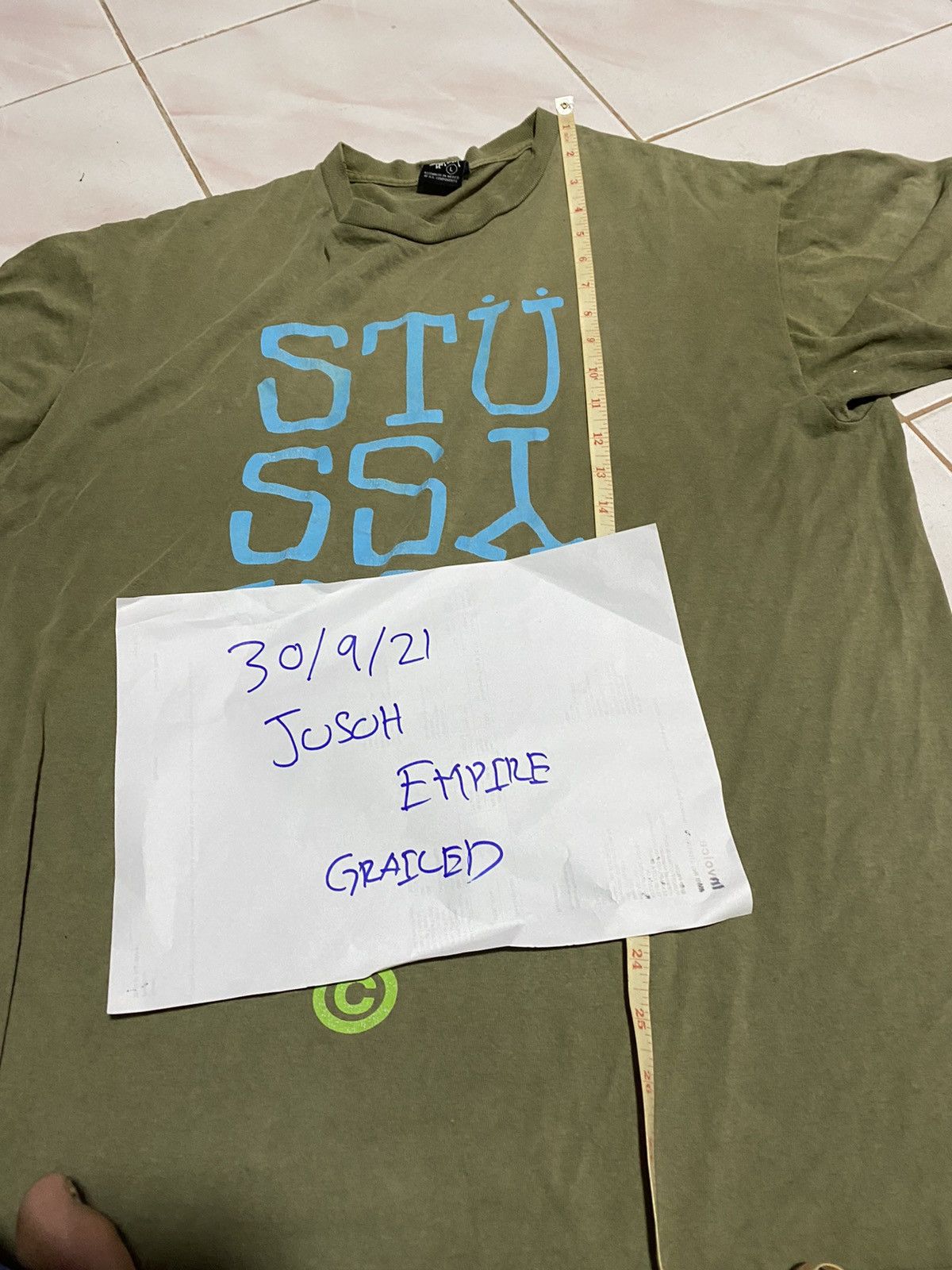 Stussy 🔥DHL SHIPPING🔥STUSSY SHIRTS BIG LOGOS STREET FASHION STYLE Size US L / EU 52-54 / 3 - 7 Thumbnail