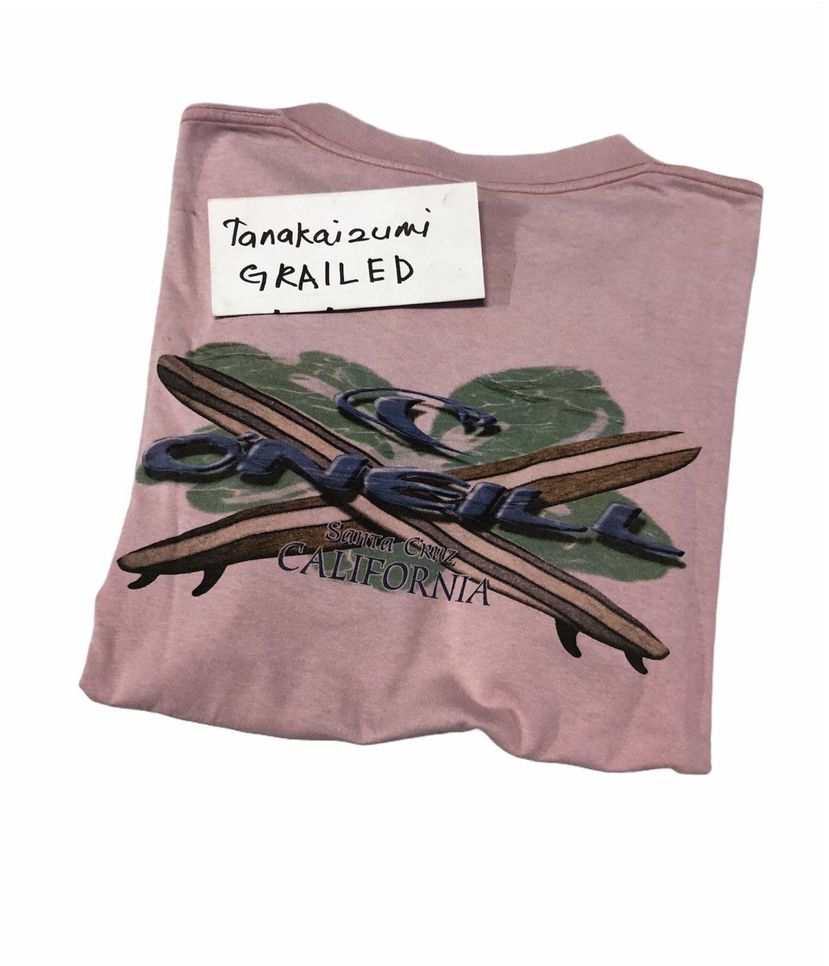 O'Neill × Vintage Vintage 90s O’NEILL,Santa Cruz CALIFORNIA Surfing T-shirt Size US L / EU 52-54 / 3 - 24 Thumbnail