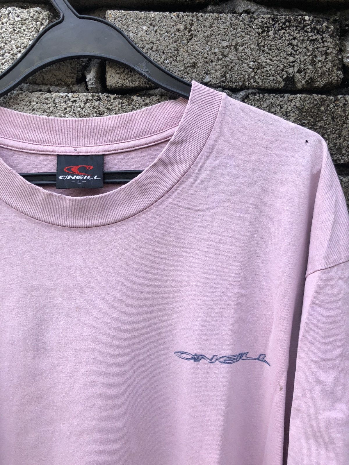 O'Neill × Vintage Vintage 90s O’NEILL,Santa Cruz CALIFORNIA Surfing T-shirt Size US L / EU 52-54 / 3 - 3 Thumbnail