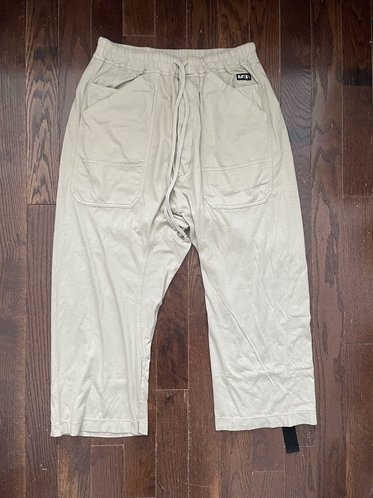 Rick Owens Rick Owens Creatch Cargo Pants Cropped Pearl Grey Size US 32 / EU 48 - 1 Thumbnail