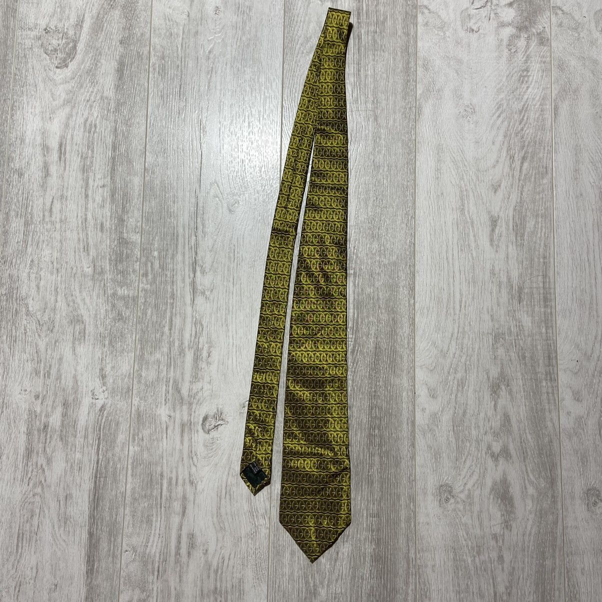 Gucci Vintage Gucci Monogrammed Silk Tie Size ONE SIZE - 2 Thumbnail