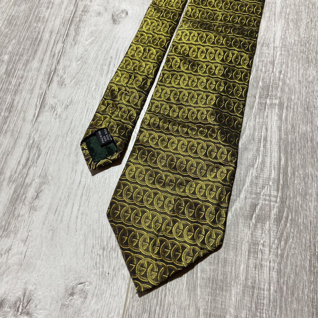 Gucci Vintage Gucci Monogrammed Silk Tie Size ONE SIZE - 1 Thumbnail