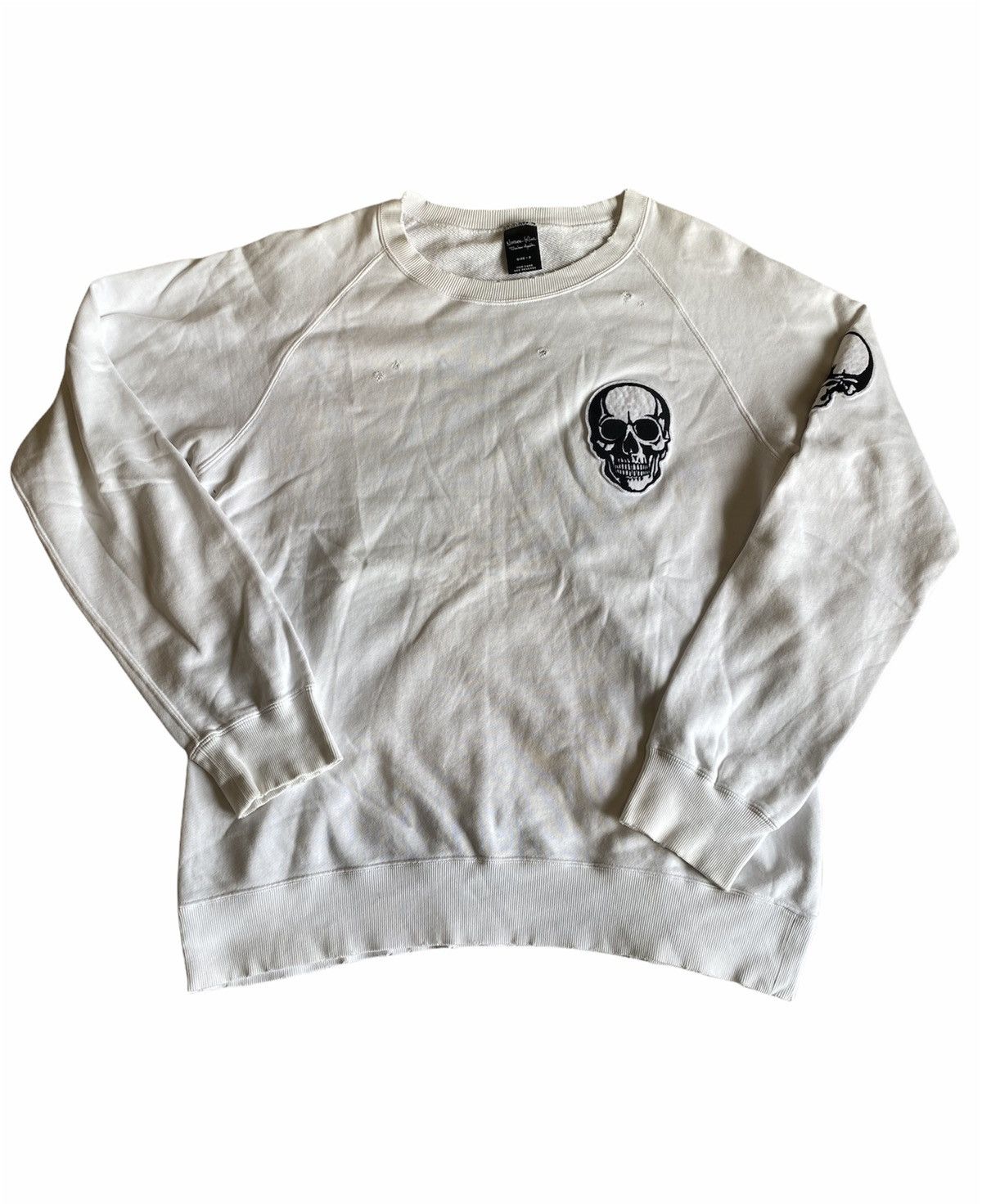 Number (N)ine Number (N)ine AW04 Double Skull Sweatshirt Size US M / EU 48-50 / 2 - 1 Thumbnail
