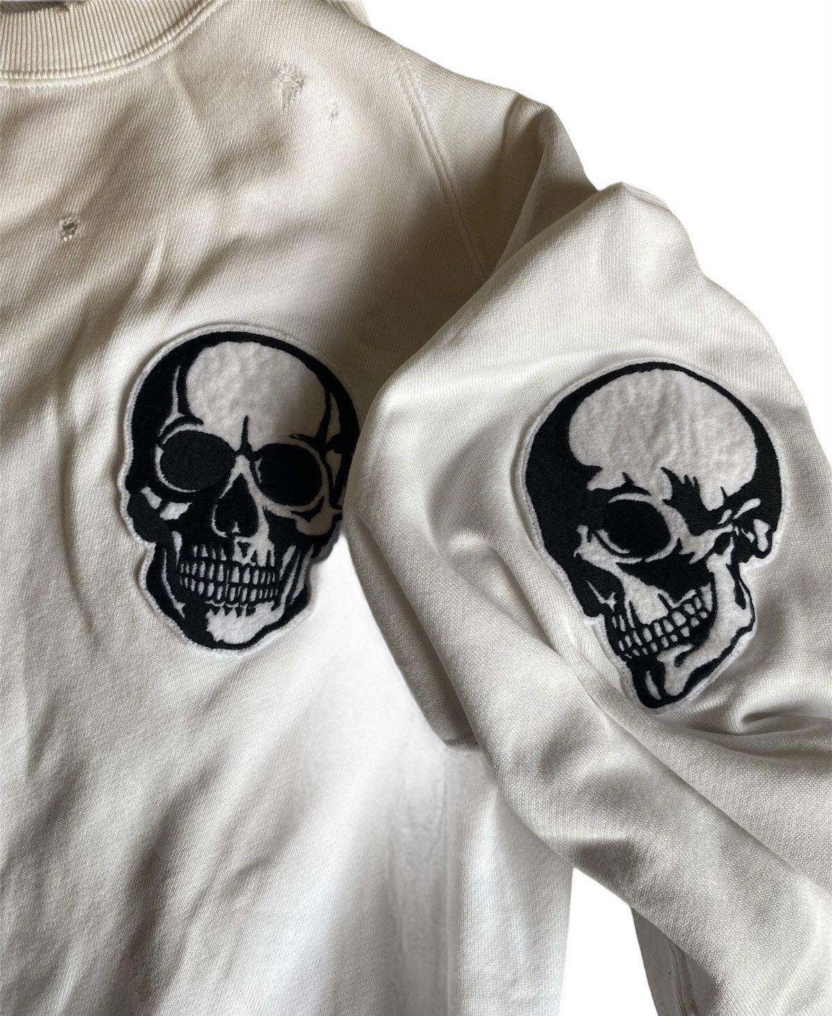 Number (N)ine Number (N)ine AW04 Double Skull Sweatshirt | Grailed
