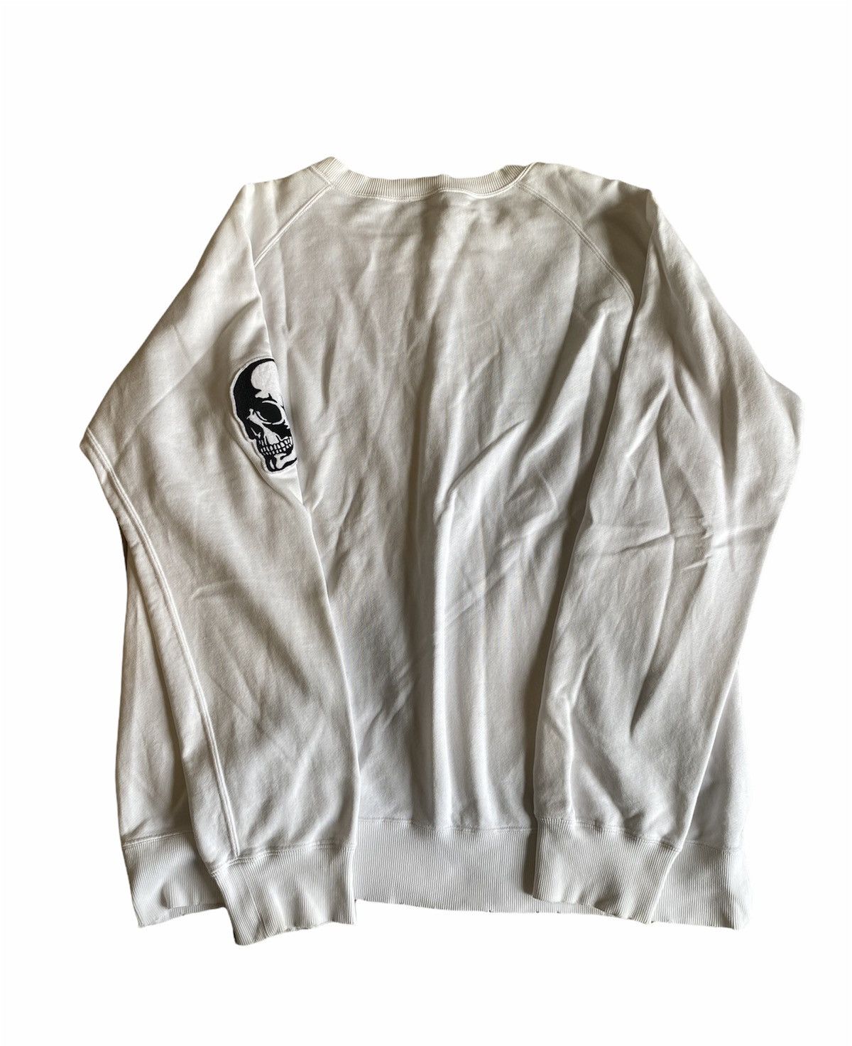 Number (N)ine Number (N)ine AW04 Double Skull Sweatshirt Size US M / EU 48-50 / 2 - 4 Thumbnail