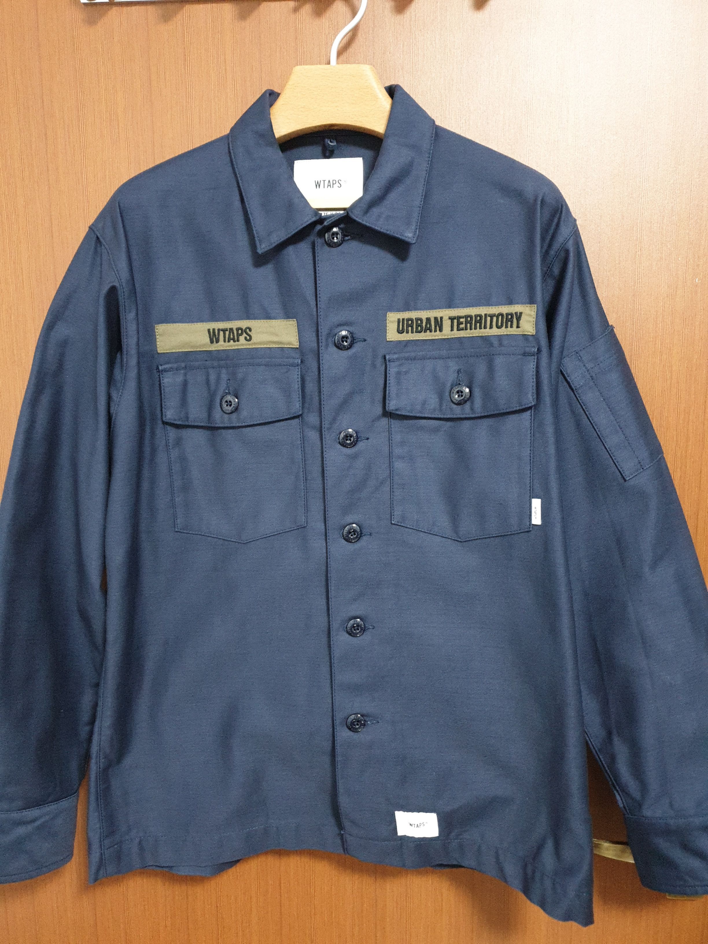 Wtaps Wtaps Buds LS Cotton Satin Shirt | Grailed