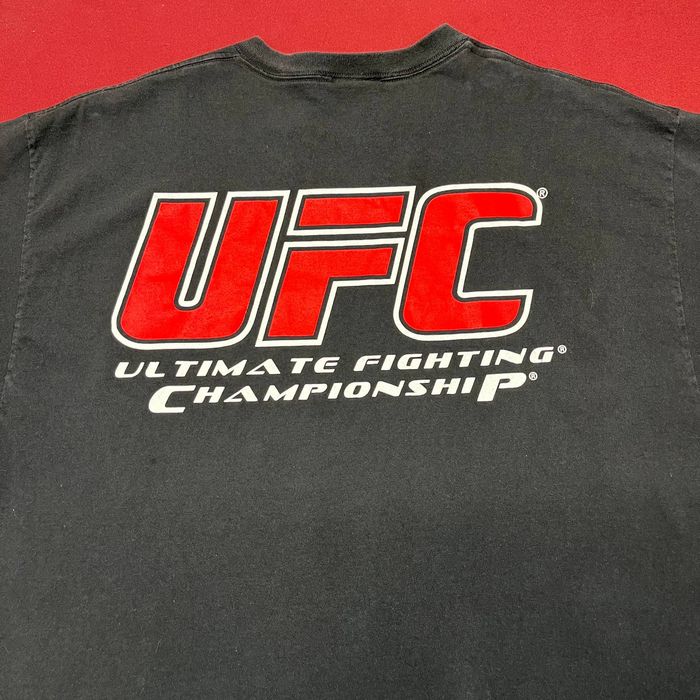 Ufc Vintage 2000's UFC Ultimate Fighting Champion Black T-Shirt | Grailed