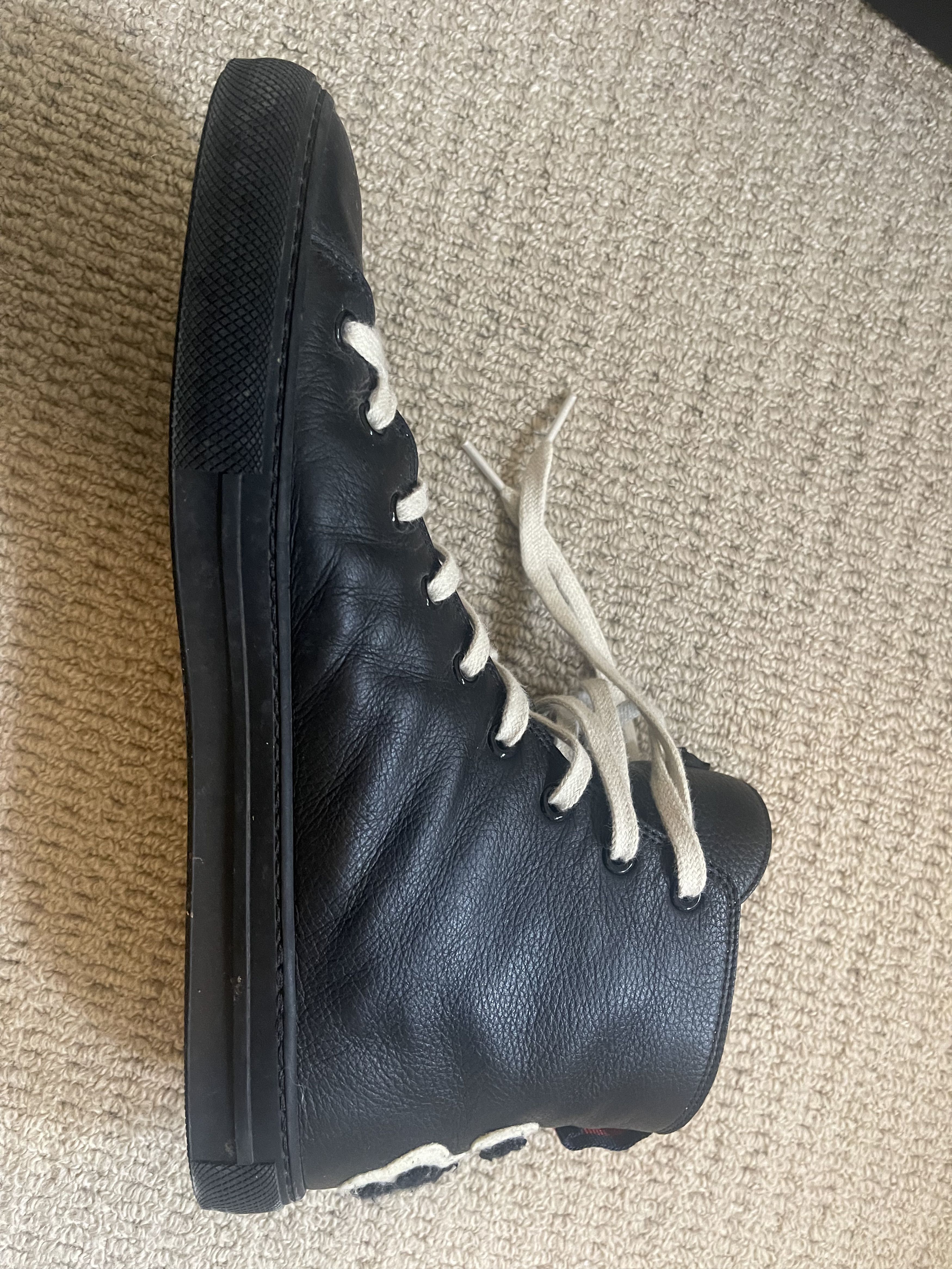Gucci Black panther leather high tops Size US 10.5 / EU 43-44 - 3 Thumbnail