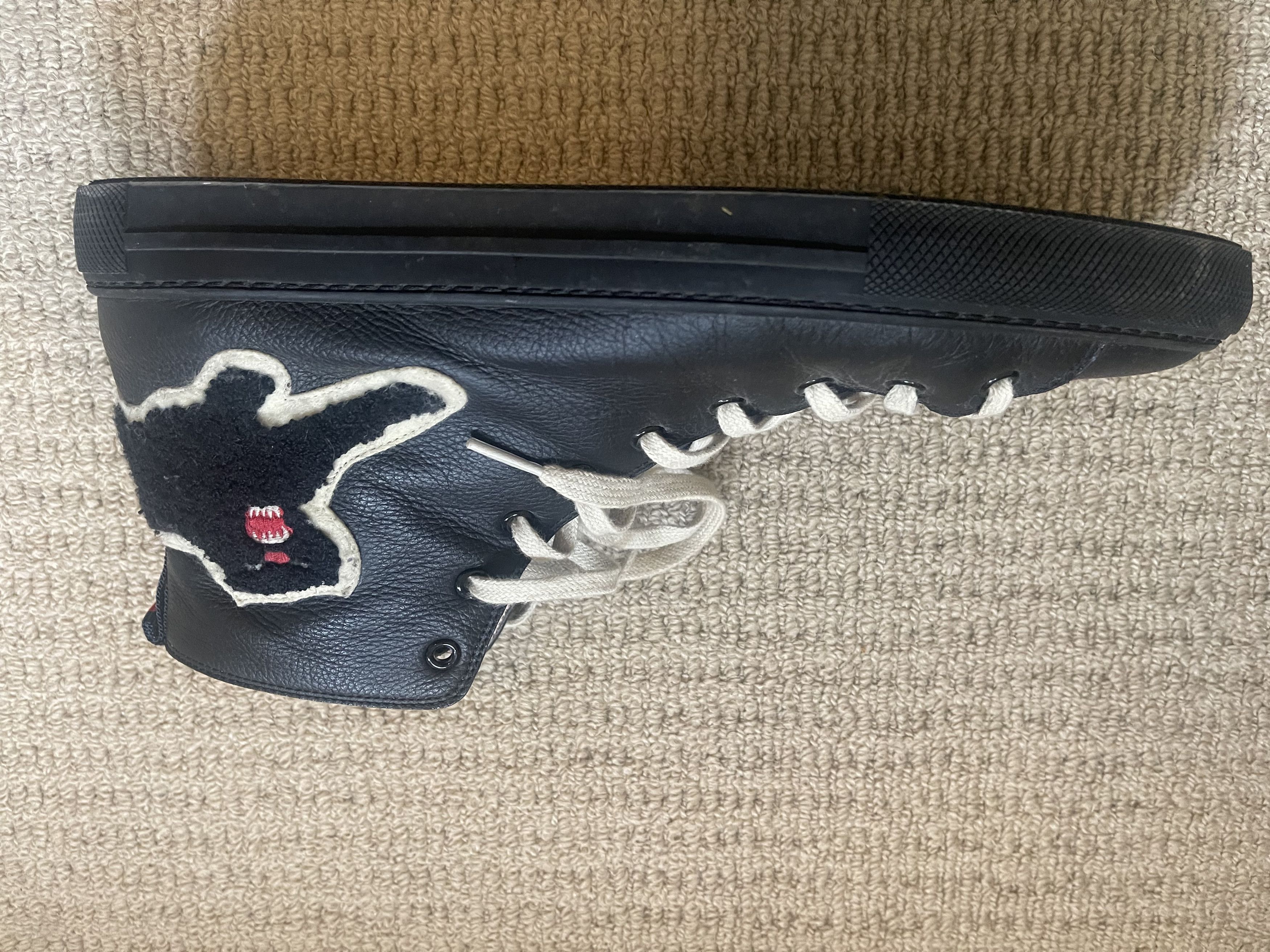 Gucci Black panther leather high tops Size US 10.5 / EU 43-44 - 7 Thumbnail