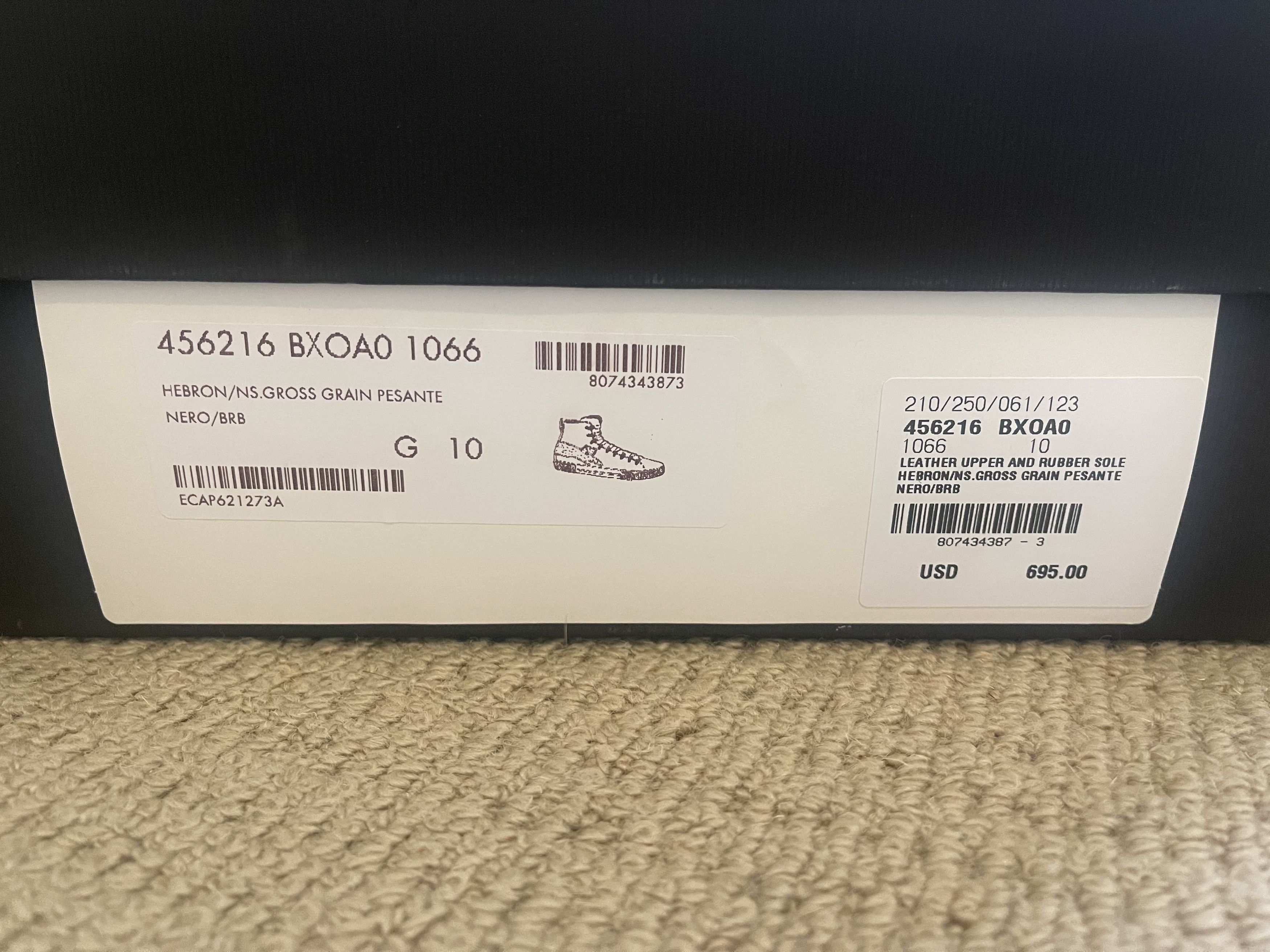 Gucci Black panther leather high tops Size US 10.5 / EU 43-44 - 12 Thumbnail
