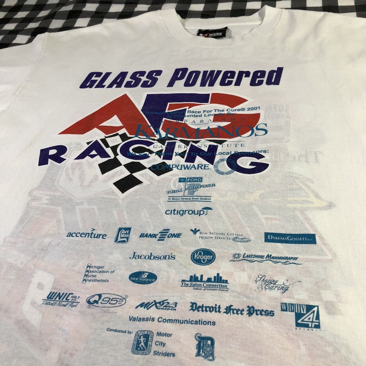 Chase Authentics × NASCAR NASCAR Rare Factory Test Print 1/1 Racing Car Sponsors 2001 Size US XL / EU 56 / 4 - 5 Thumbnail
