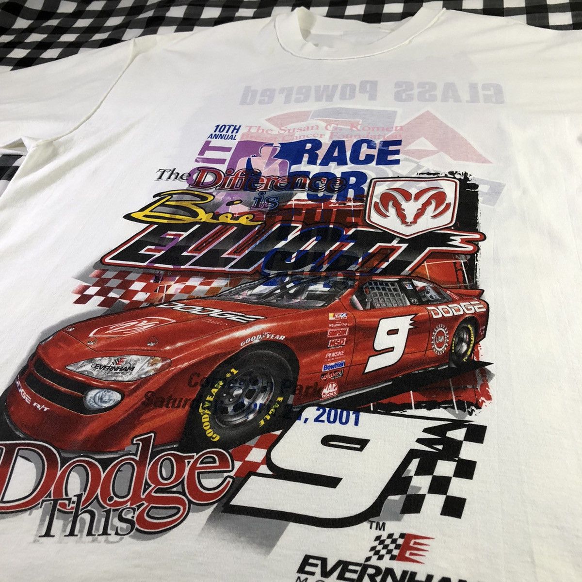 Chase Authentics × NASCAR NASCAR Rare Factory Test Print 1/1 Racing Car Sponsors 2001 Size US XL / EU 56 / 4 - 9 Thumbnail