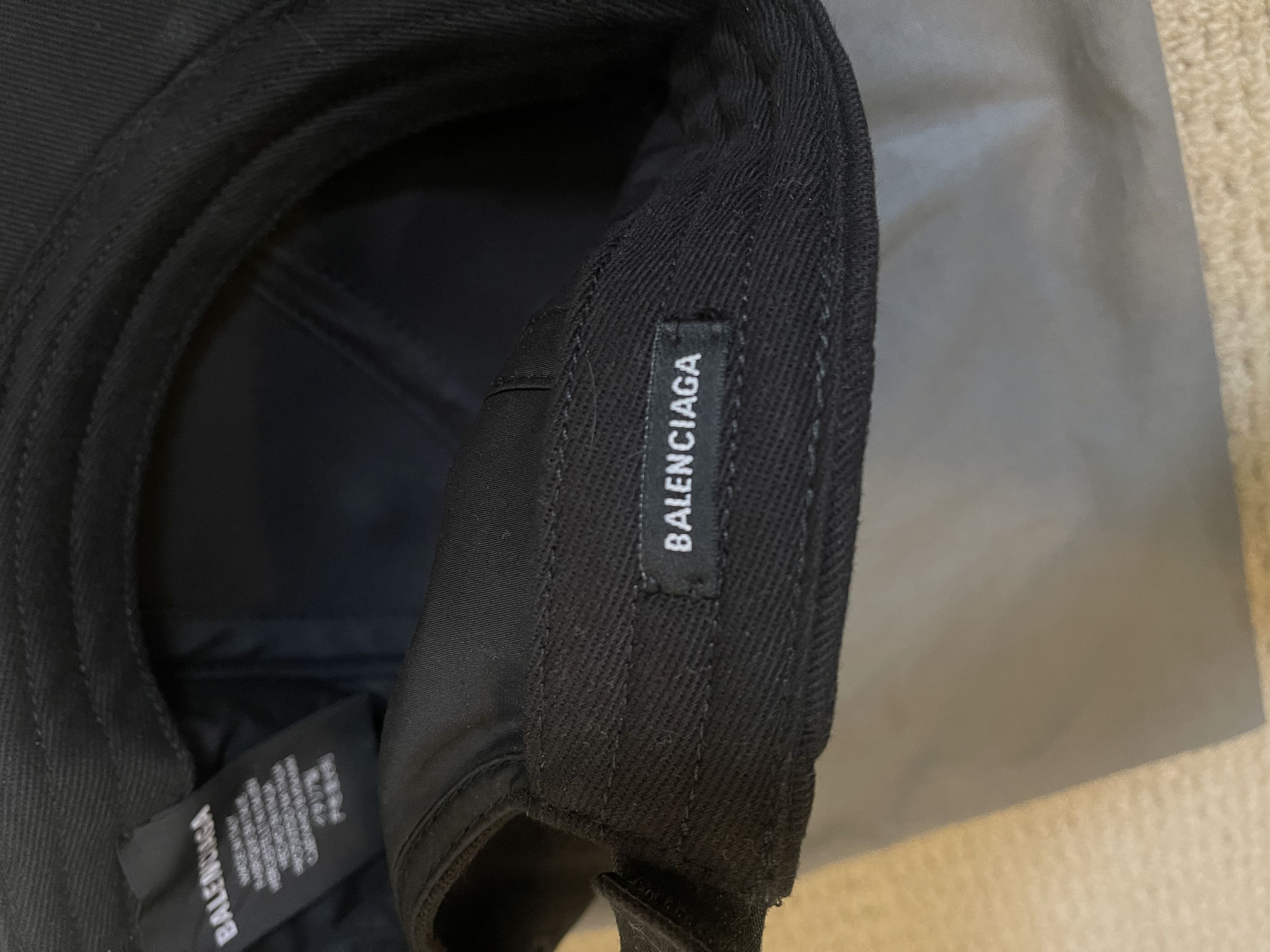 Balenciaga Logo hat Size ONE SIZE - 10 Thumbnail