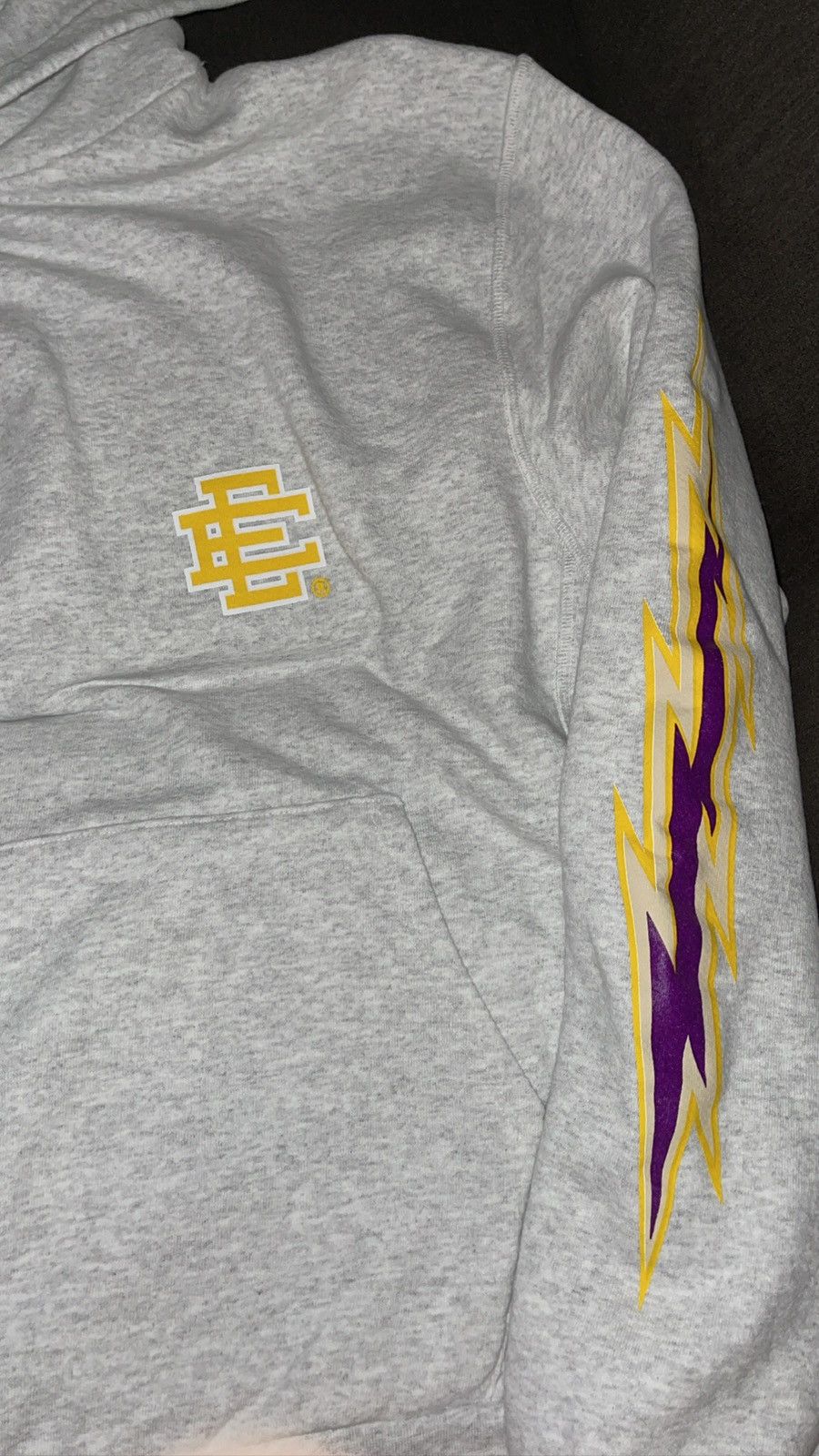Eric Emanuel Eric Emanuel lightning Lakers hoodie nyc exclusive Size US L / EU 52-54 / 3 - 3 Thumbnail