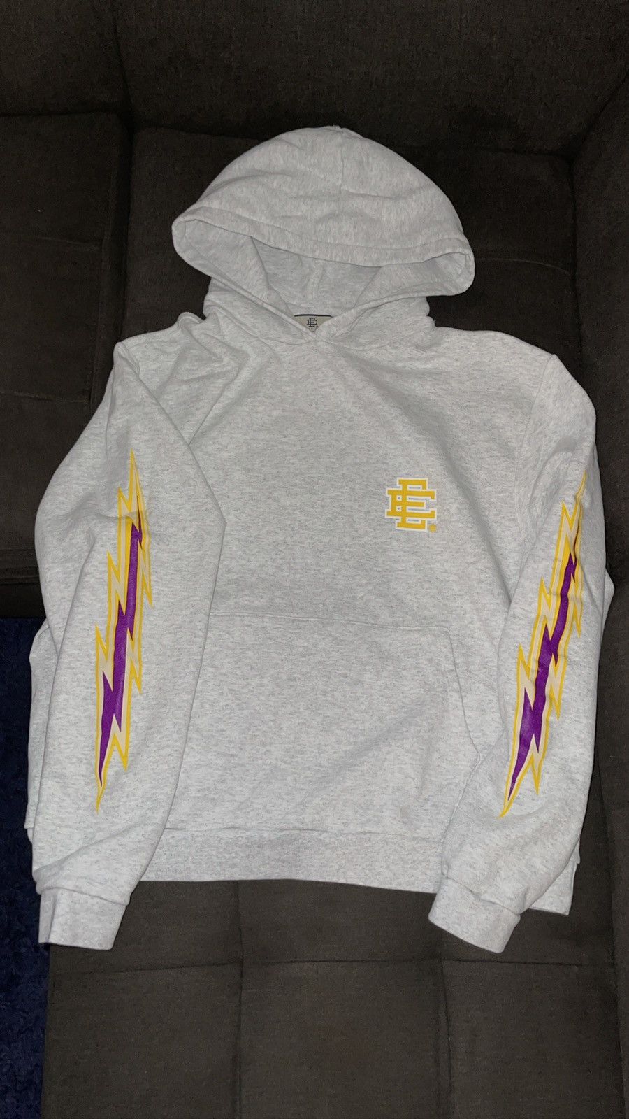 Eric Emanuel lightning Lakers hoodie nyc exclusive