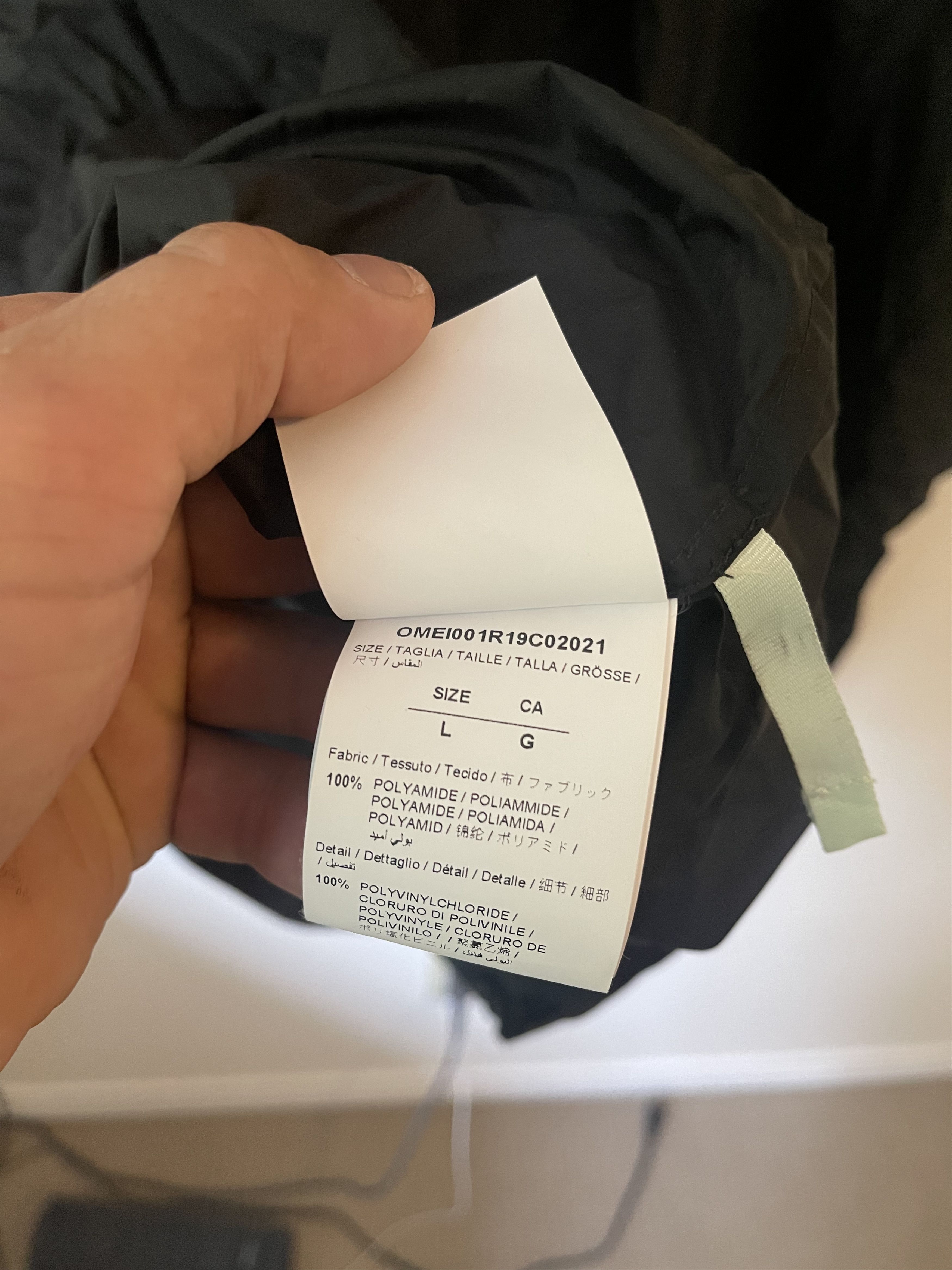 Off-White Rain poncho Size US L / EU 52-54 / 3 - 14 Thumbnail