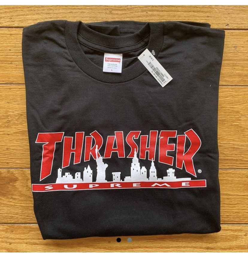 Supreme Thrasher Skyline Tee Black
