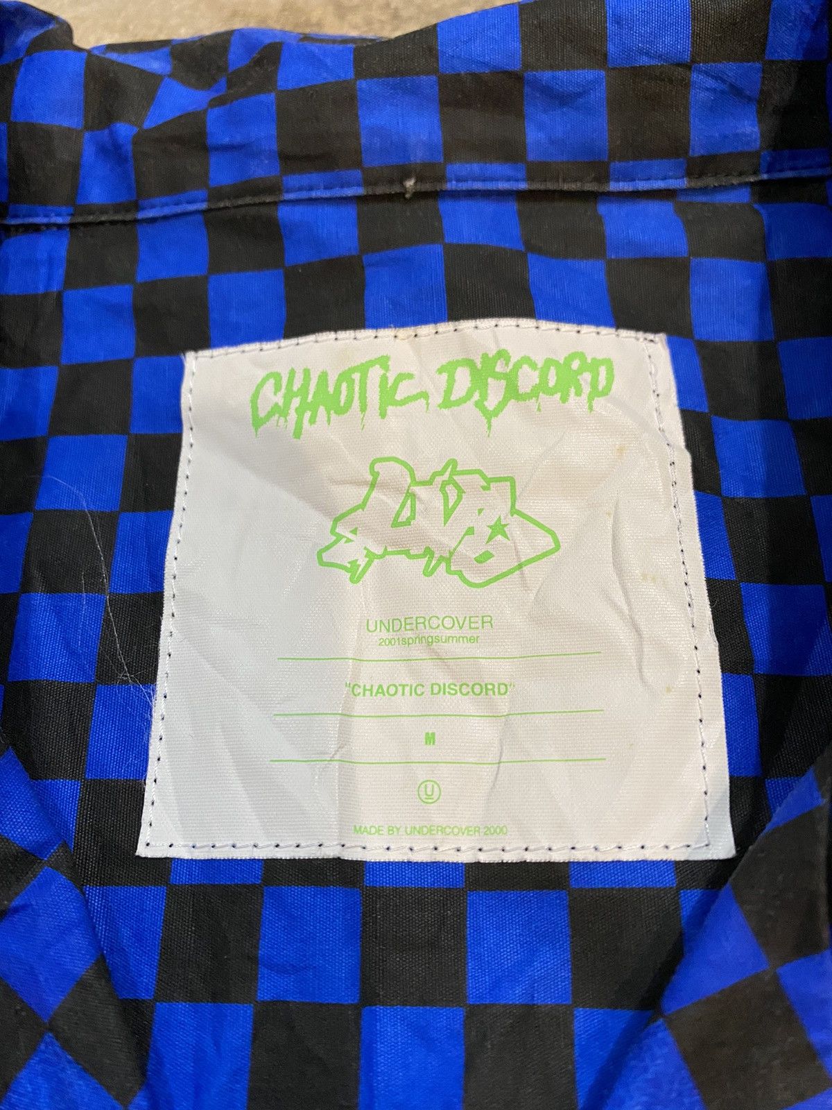 Undercover SS01 Undercover checked generation fuck your Size US L / EU 52-54 / 3 - 8 Thumbnail