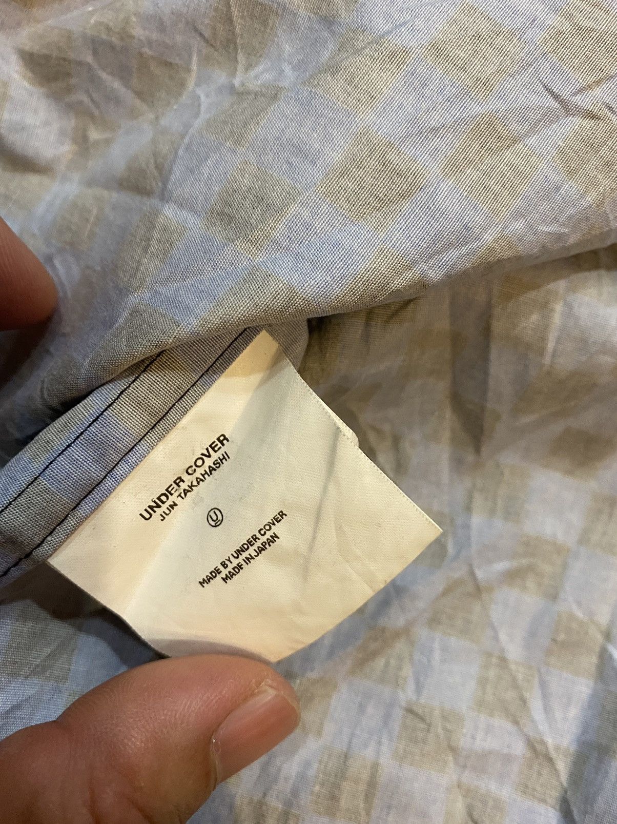 Undercover SS01 Undercover checked generation fuck your Size US L / EU 52-54 / 3 - 10 Thumbnail